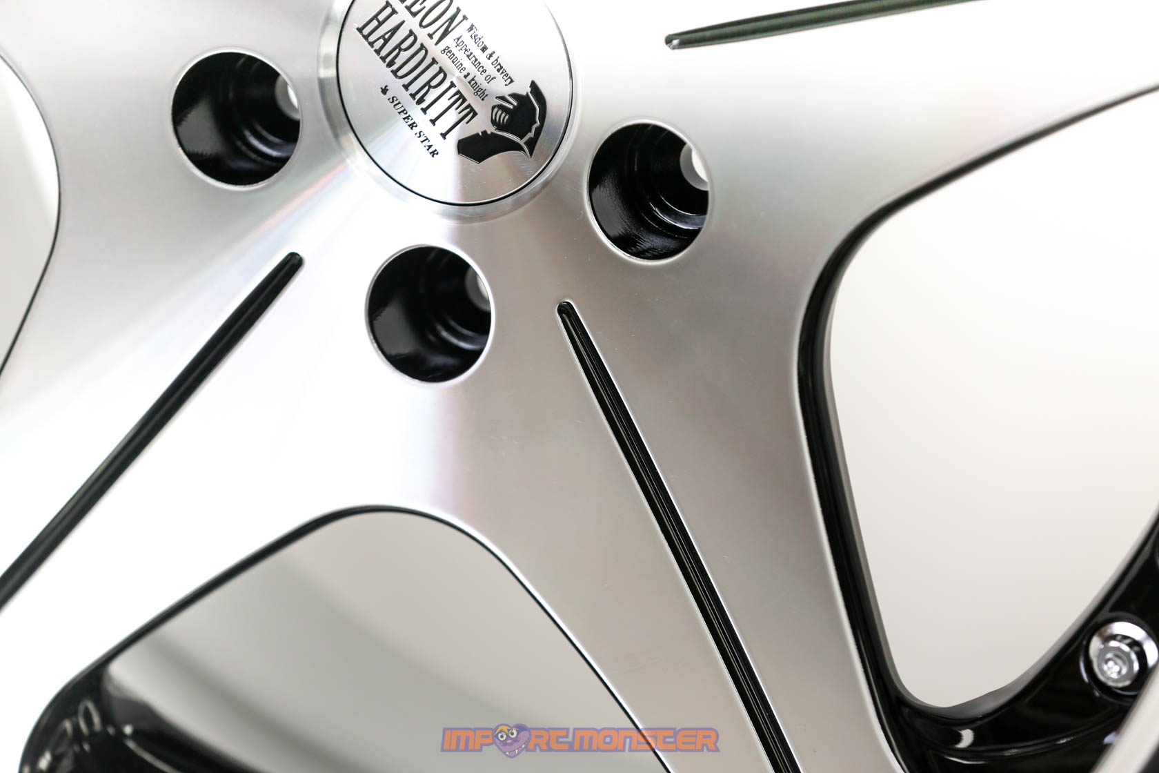 Super Star Co LTD Leon Hardiritt Orden 18x9.5 +12 : 18x10.5 +13 5x114.3 Black : Polish finish wheel set8