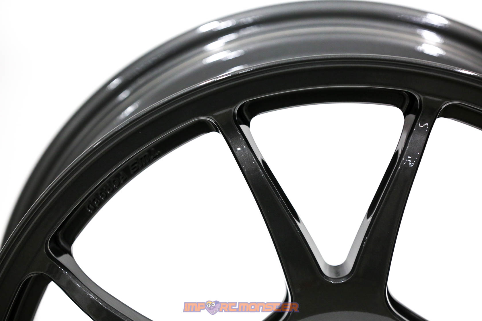 TWS Motorsport T66-F 17x8 +42 5x100 Gloss Gunmetal Finish Wheel Set5