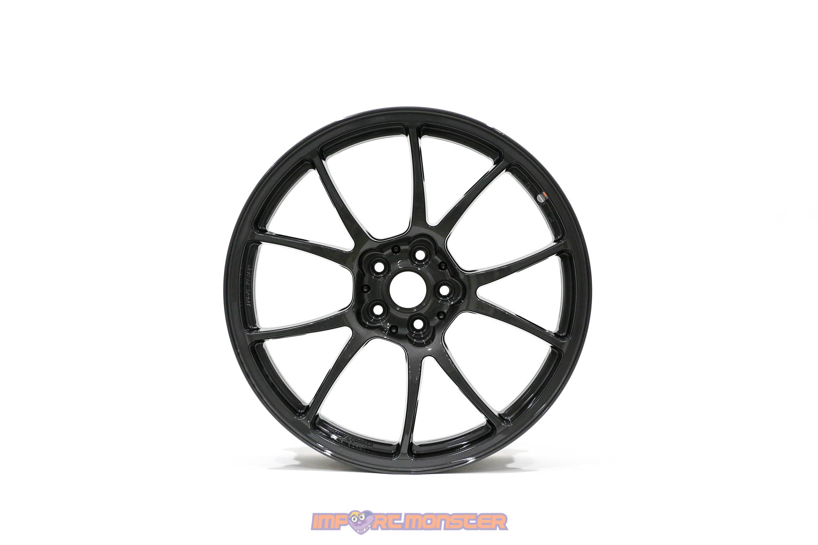 TWS Motorsport T66-F 18x8 +44 5x100 Gloss Gunmetal Finish Wheel Set2