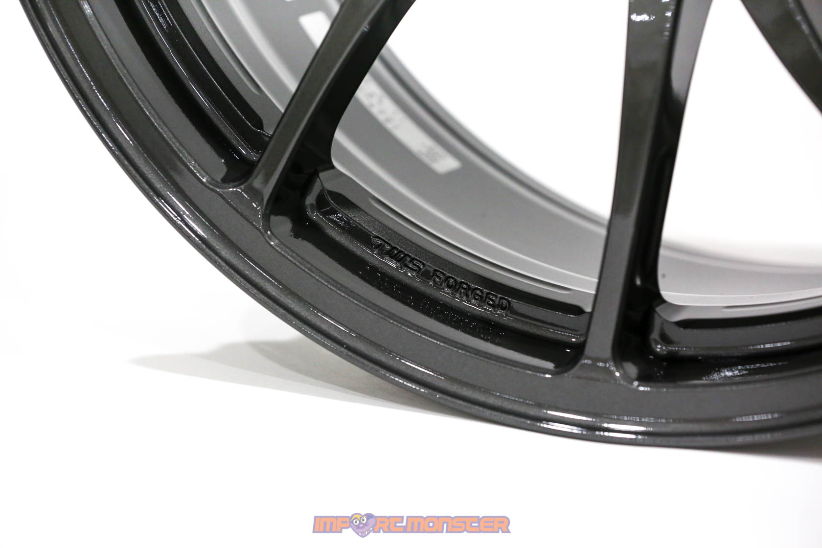 TWS Motorsport T66-F 18x8 +44 5x100 Gloss Gunmetal Finish Wheel Set3