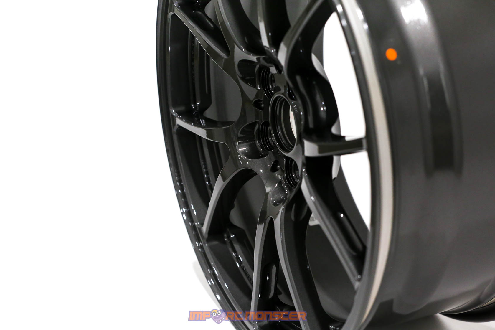 TWS Motorsport T66-F 18x8 +44 5x100 Gloss Gunmetal Finish Wheel Set5