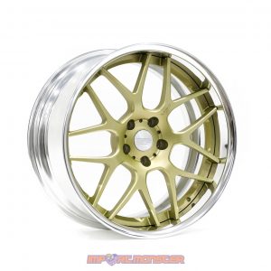 TWS Reizend WX07 19×9.5 +20:10 +10 5×114.3 Flat Platinum Gold Finish Wheel Set2