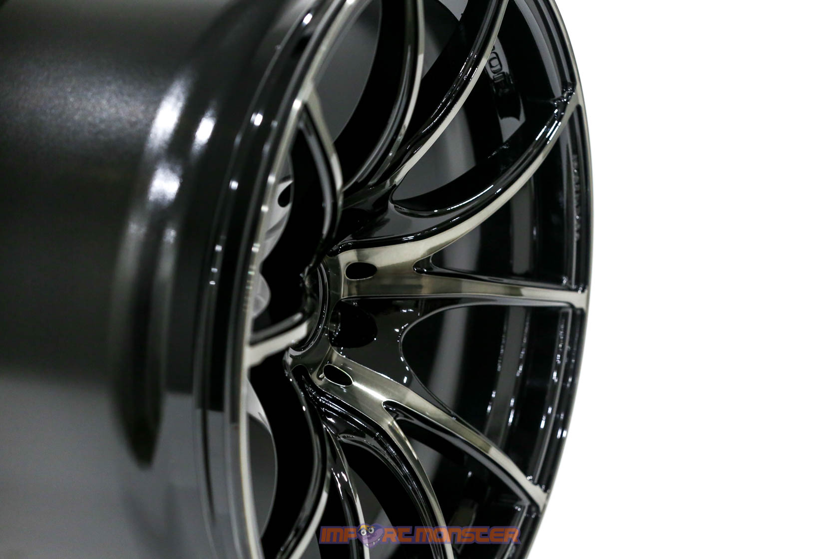 WedsSport SA-10R 18x10.5 +25 5x114.3 ZBB Finish Wheel Set5