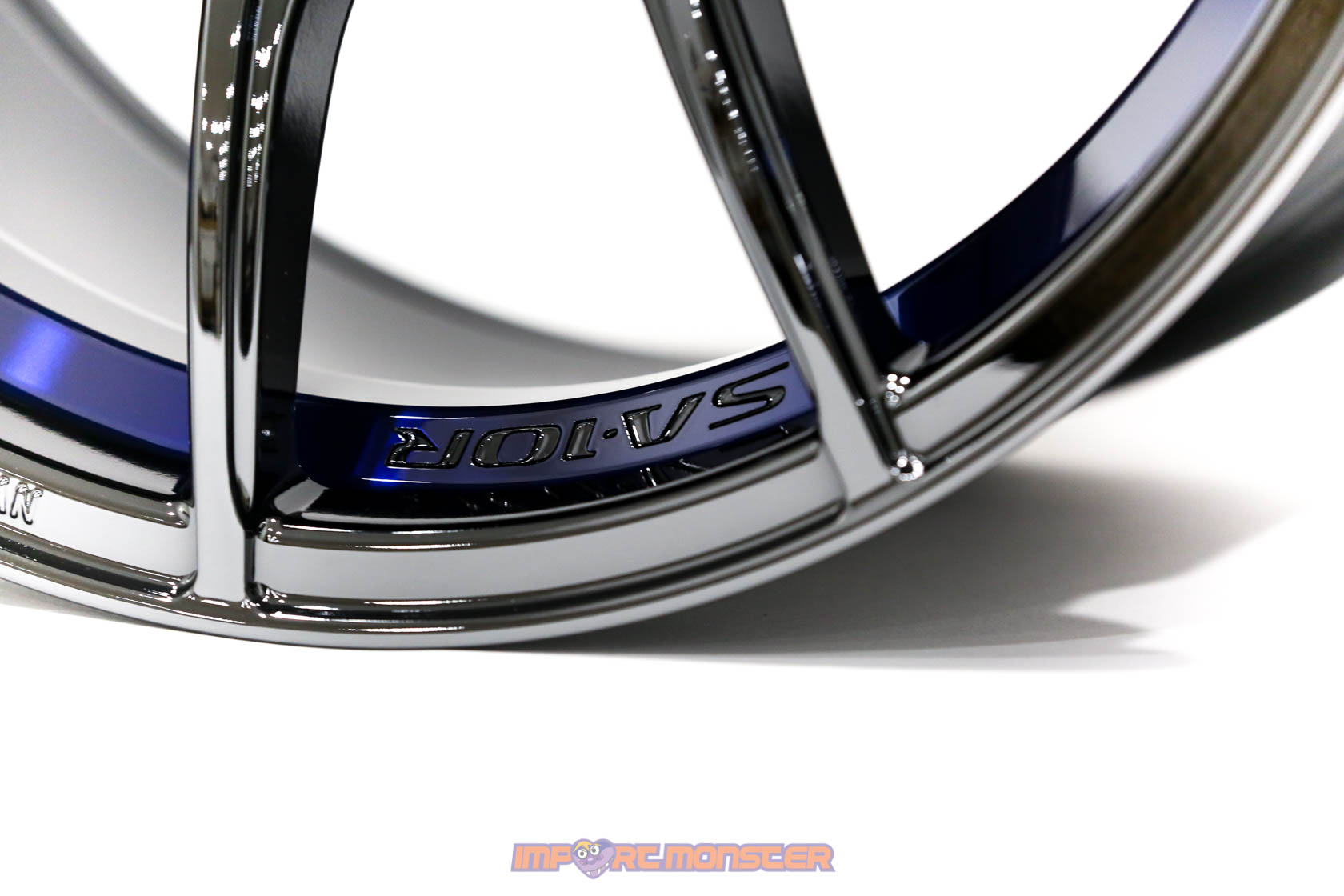 WedsSport SA-10R 18x9.5 +38 5x114.3 BLC Finish Wheel Set5