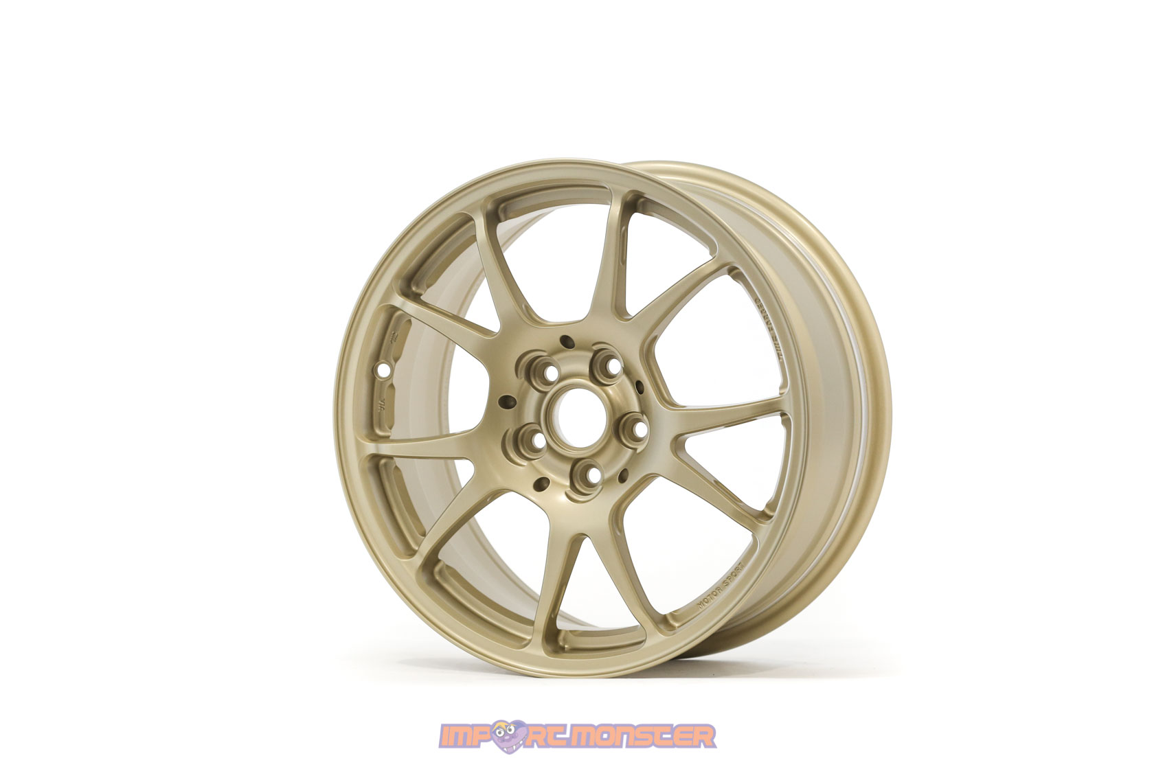 TWS Motorsport T66-F 16x7 +48 5x100 Flat Gold finish wheel set2