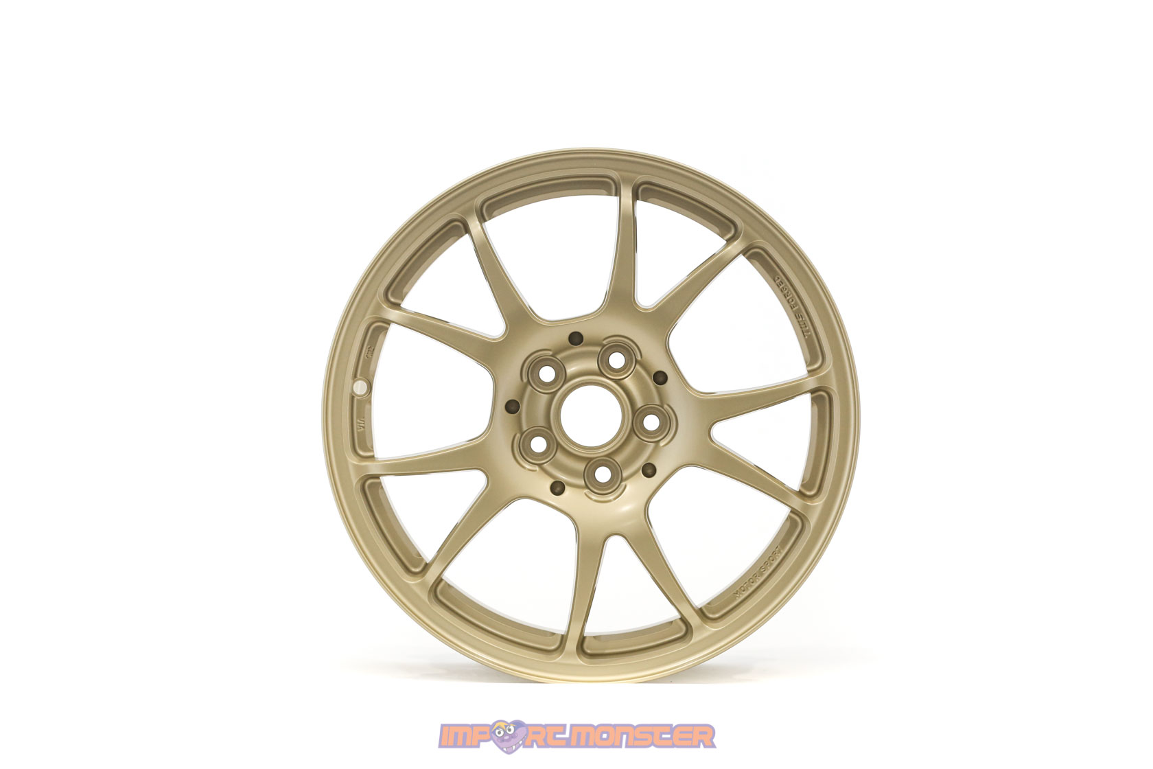 TWS Motorsport T66-F 16x7 +48 5x100 Flat Gold finish wheel set3