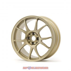 TWS Motorsport T66-F 17×8 +34 4×100 Flat Gold finish wheel set1