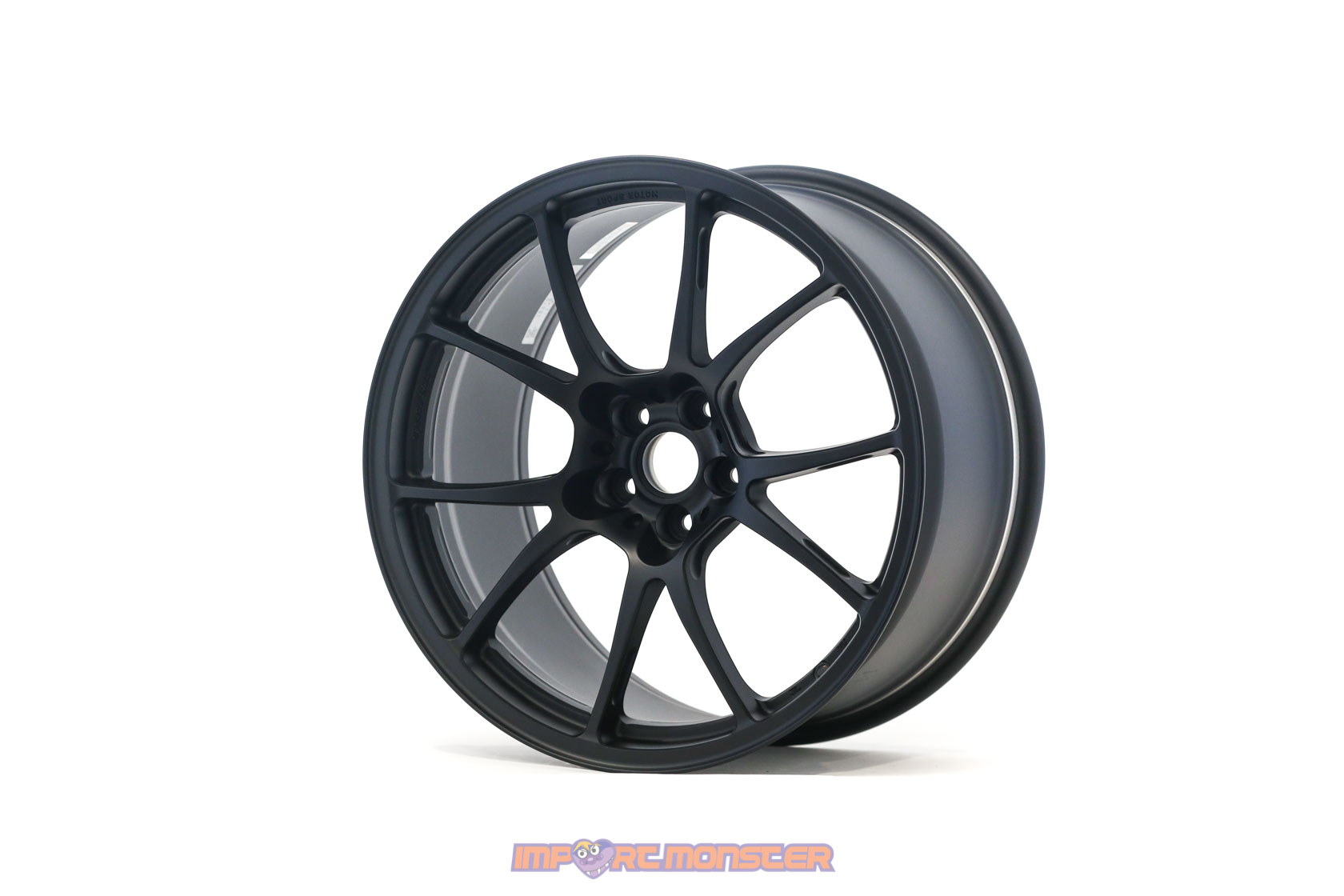 TWS Motorsport T66-F 18x10 +40 5x100 Flat Black finish wheel set1