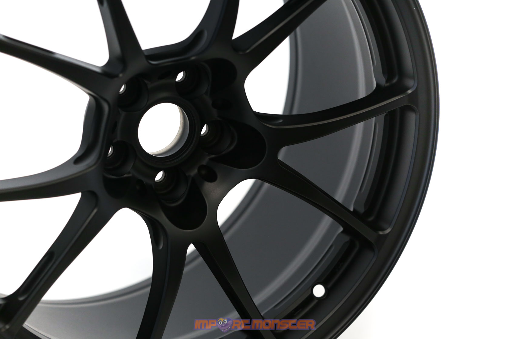 TWS Motorsport T66-F 18x10 +40 5x100 Flat Black finish wheel set3