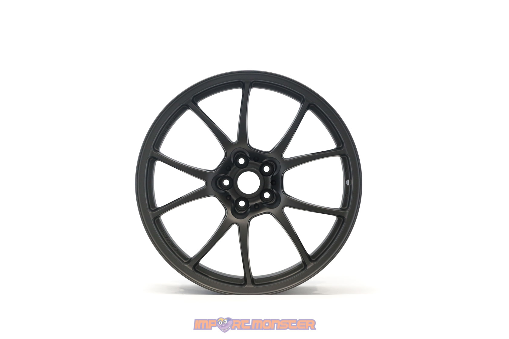 TWS Motorsport T66-F 18x10 +40 5x100 Flat Gunmetal finish wheel set2