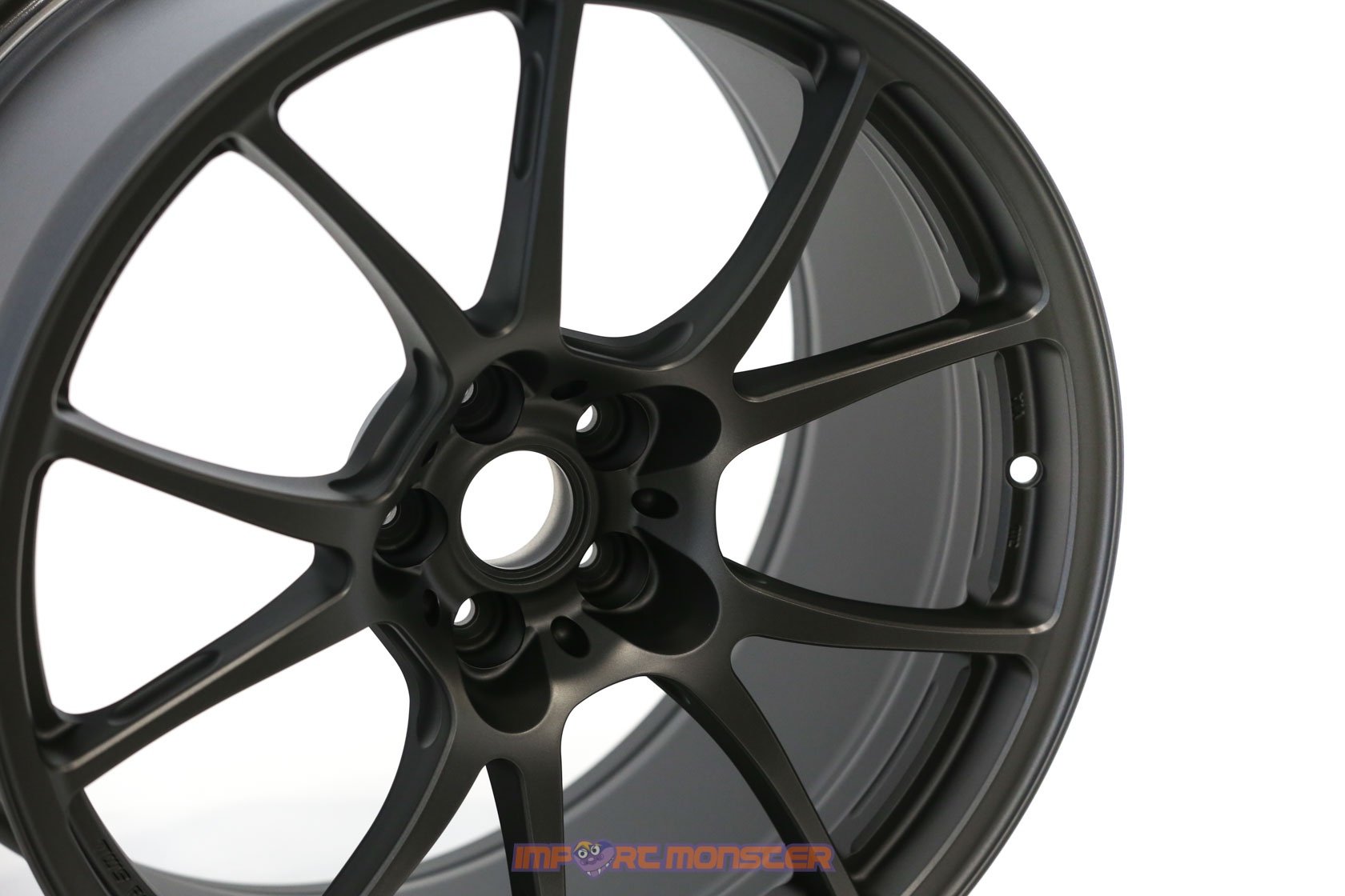 TWS Motorsport T66-F 18x10 +40 5x100 Flat Gunmetal finish wheel set3