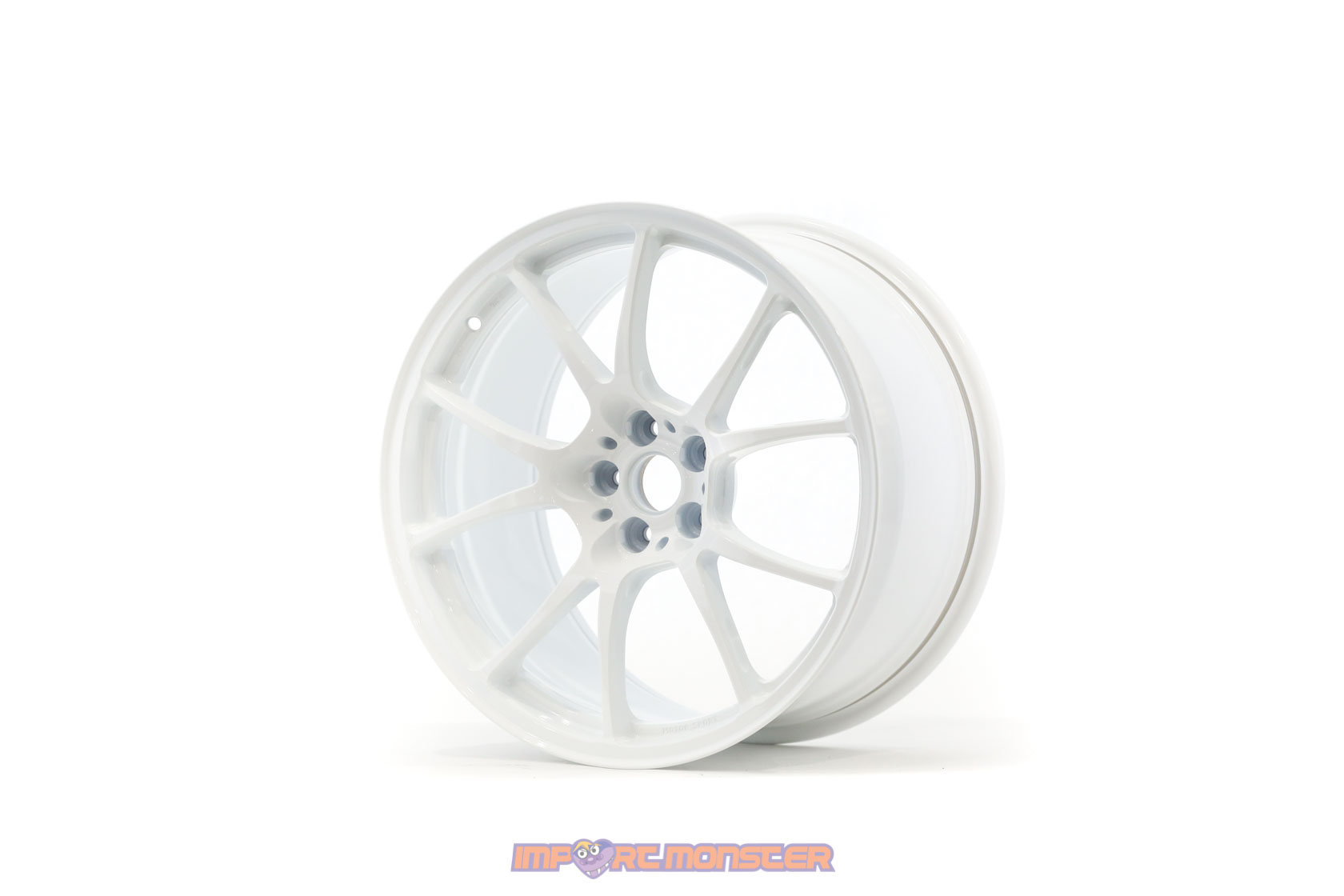 TWS Motorsport T66-F 18x10 +40 5x100 Gloss White finish wheel set1
