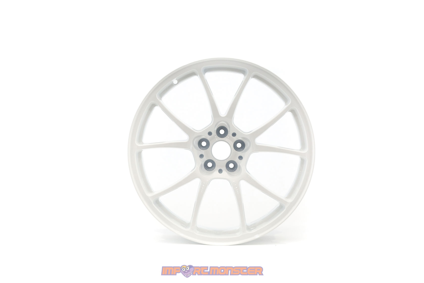 TWS Motorsport T66-F 18x10 +40 5x100 Gloss White finish wheel set2