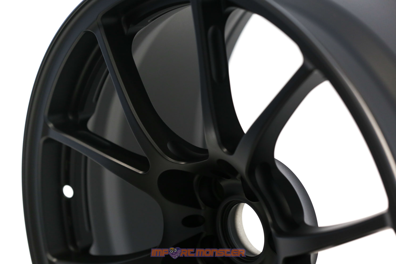 TWS Motorsport T66-F 18x9.5 +38 5x100 Flat Black finish wheel set4