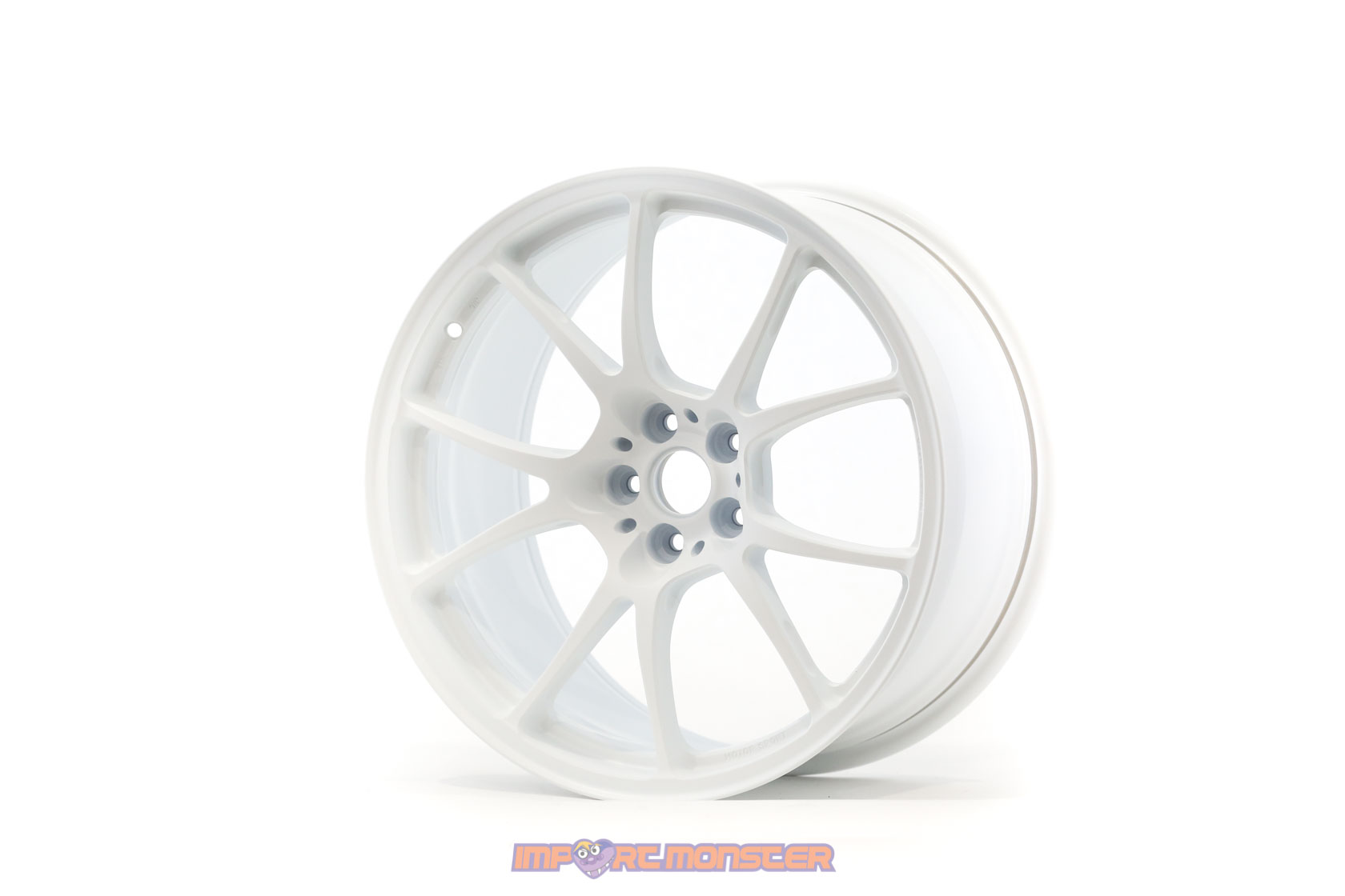 TWS Motorsport T66-F 18x9.5 +38 5x100 Flat White finish wheel set1
