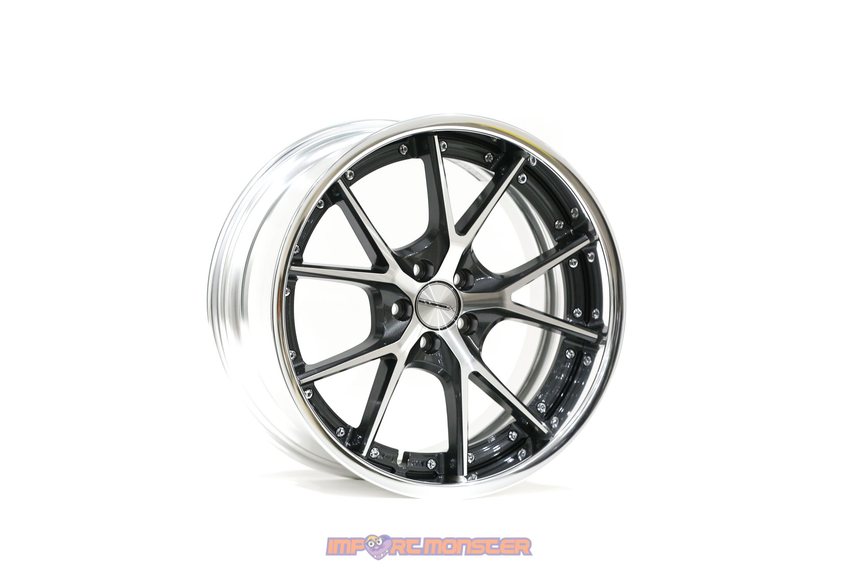 Weds Maverick 905S 18x10 +38 5x100 Gun Meta:Polish finish wheel set1
