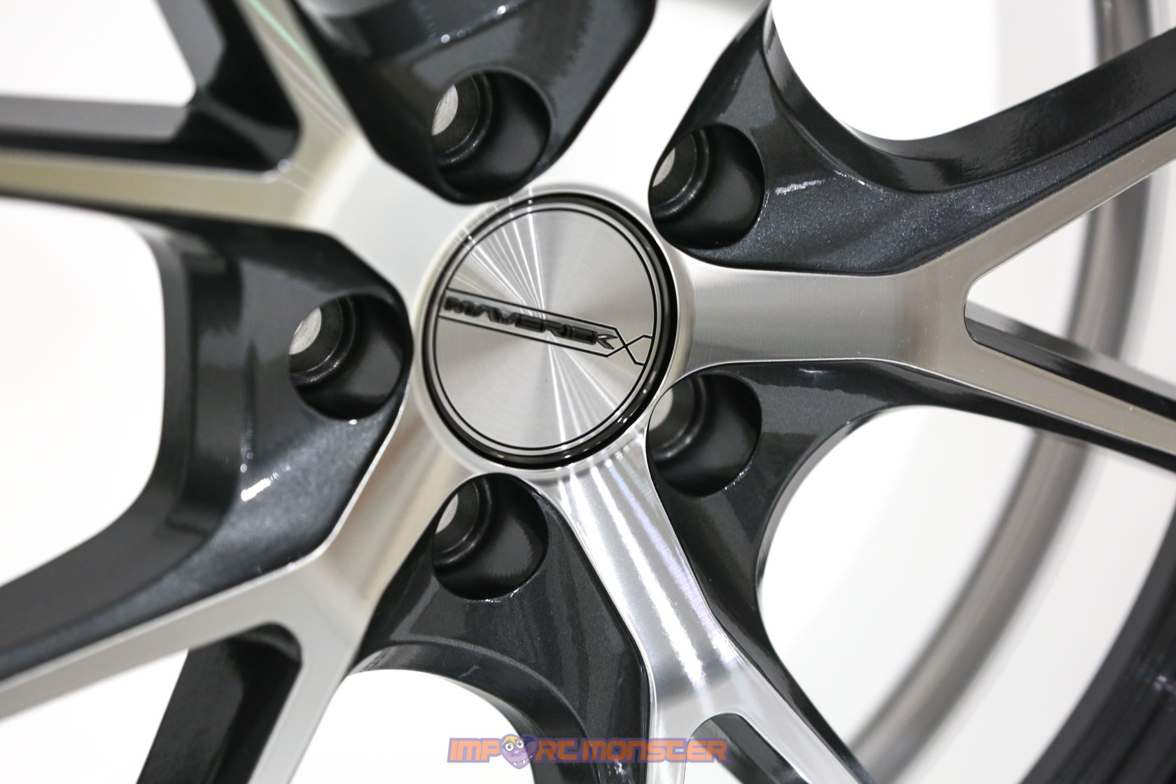 Weds Maverick 905S 18x10 +38 5x100 Gun Meta:Polish finish wheel set3