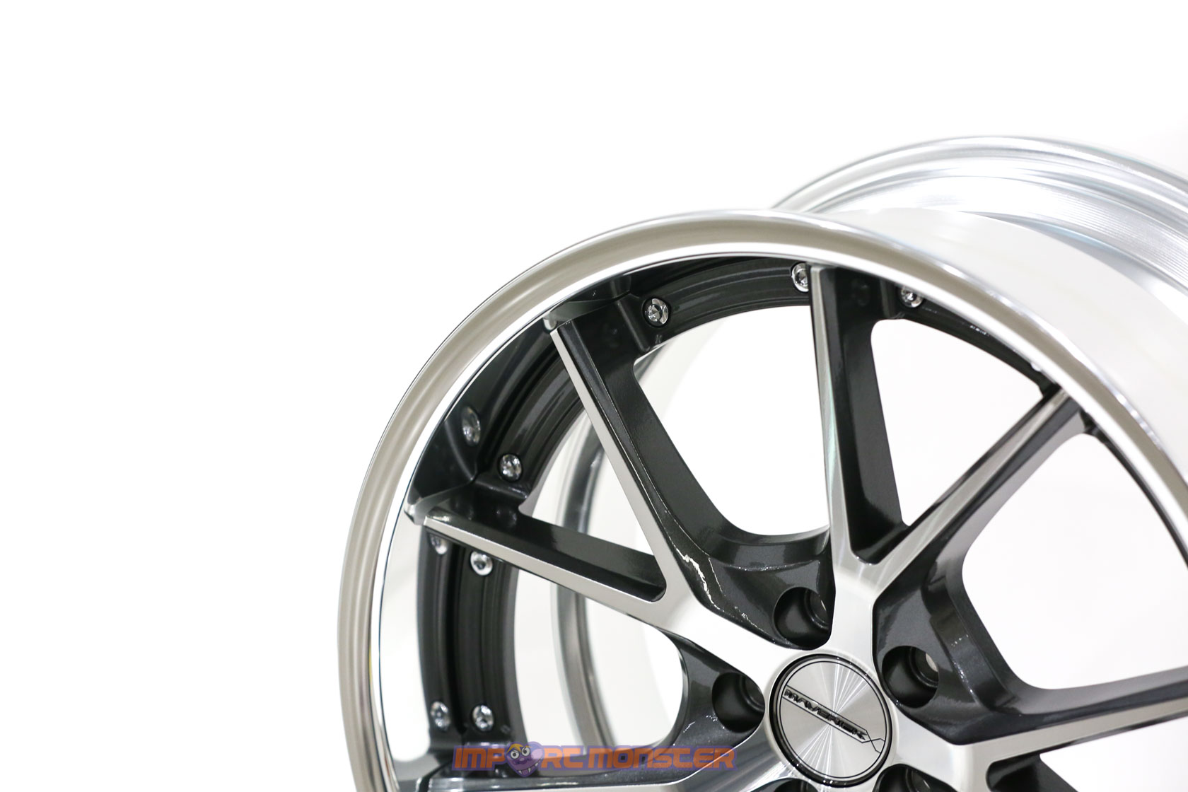 Weds Maverick 905S 18x10 +38 5x100 Gun Meta:Polish finish wheel set5