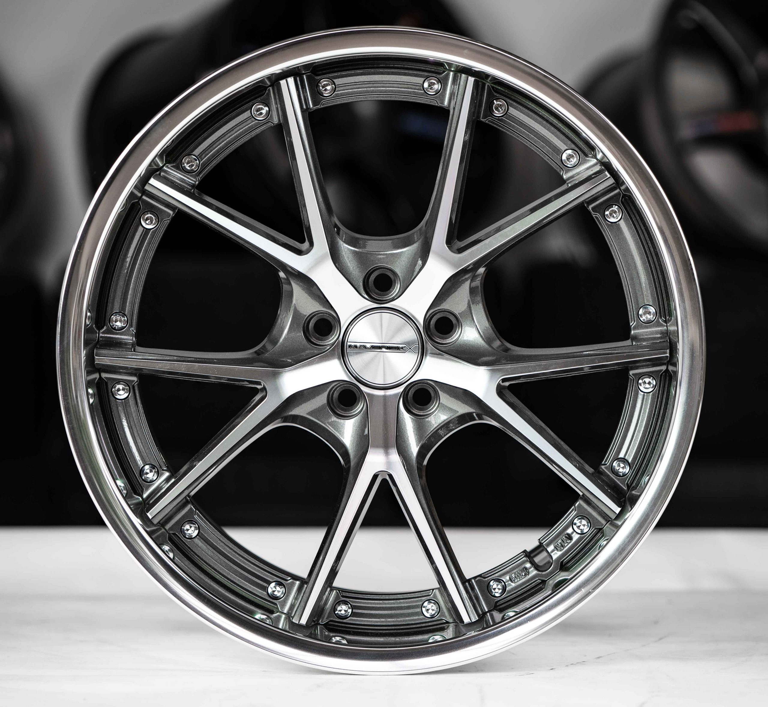 Weds Maverick 905S 18×9.5 +38 5×100 Gunmetal Polish-1