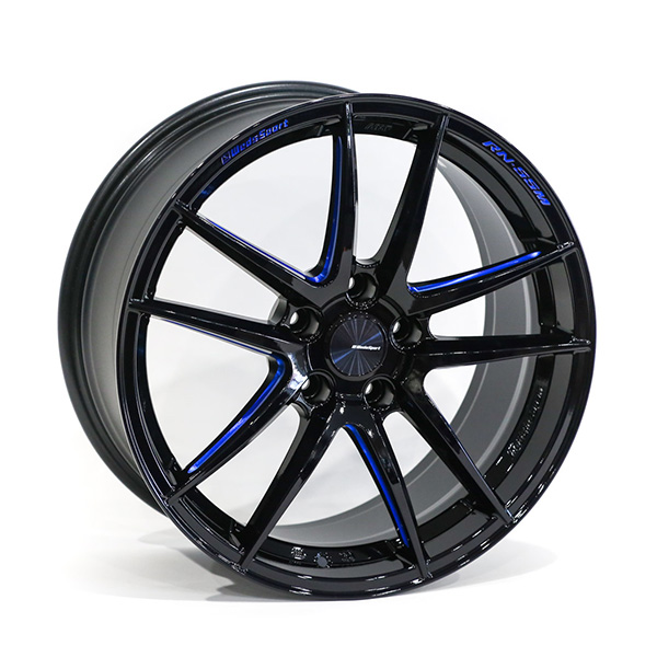 Wheel Hub WedsSport RN-55M 18x8.5" +45 5x114.3 BBM Finish Wheel Set