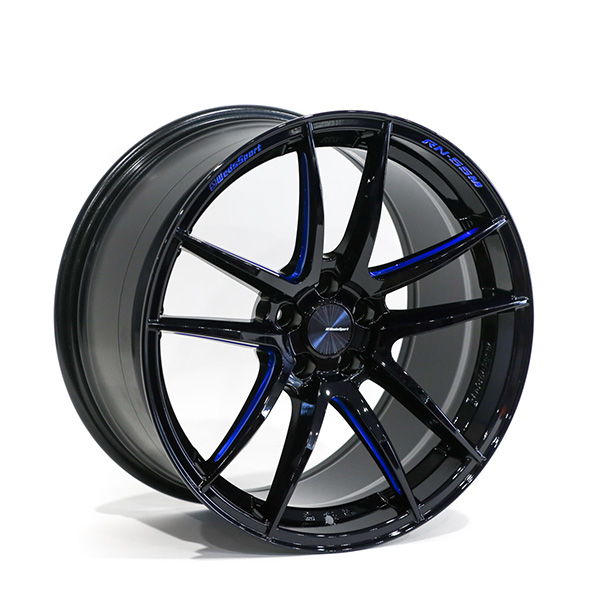 Wheel Hub WedsSport RN-55M 18x9.5" +45 5x100 BBM Finish Wheel Set