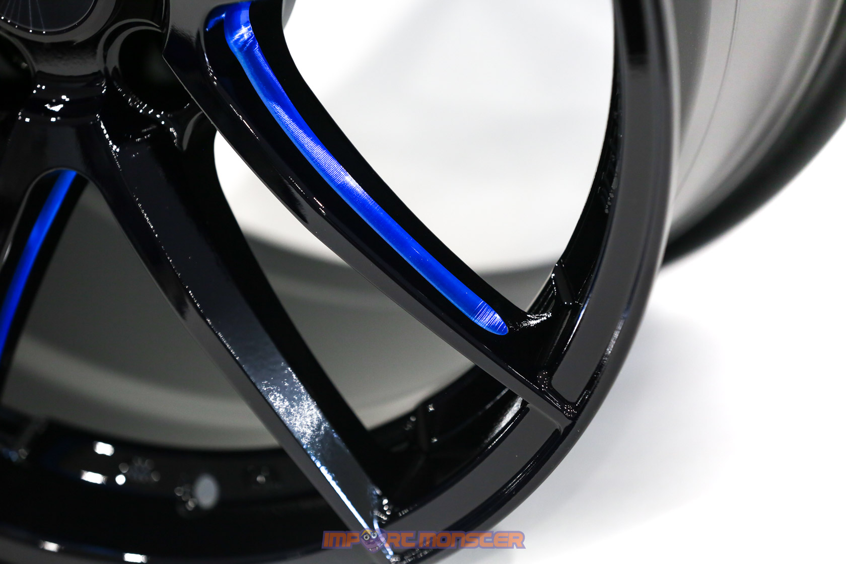 WedsSport RN-55M 18x8.5 +45 5x114.3 BBM Finish Wheel Set4