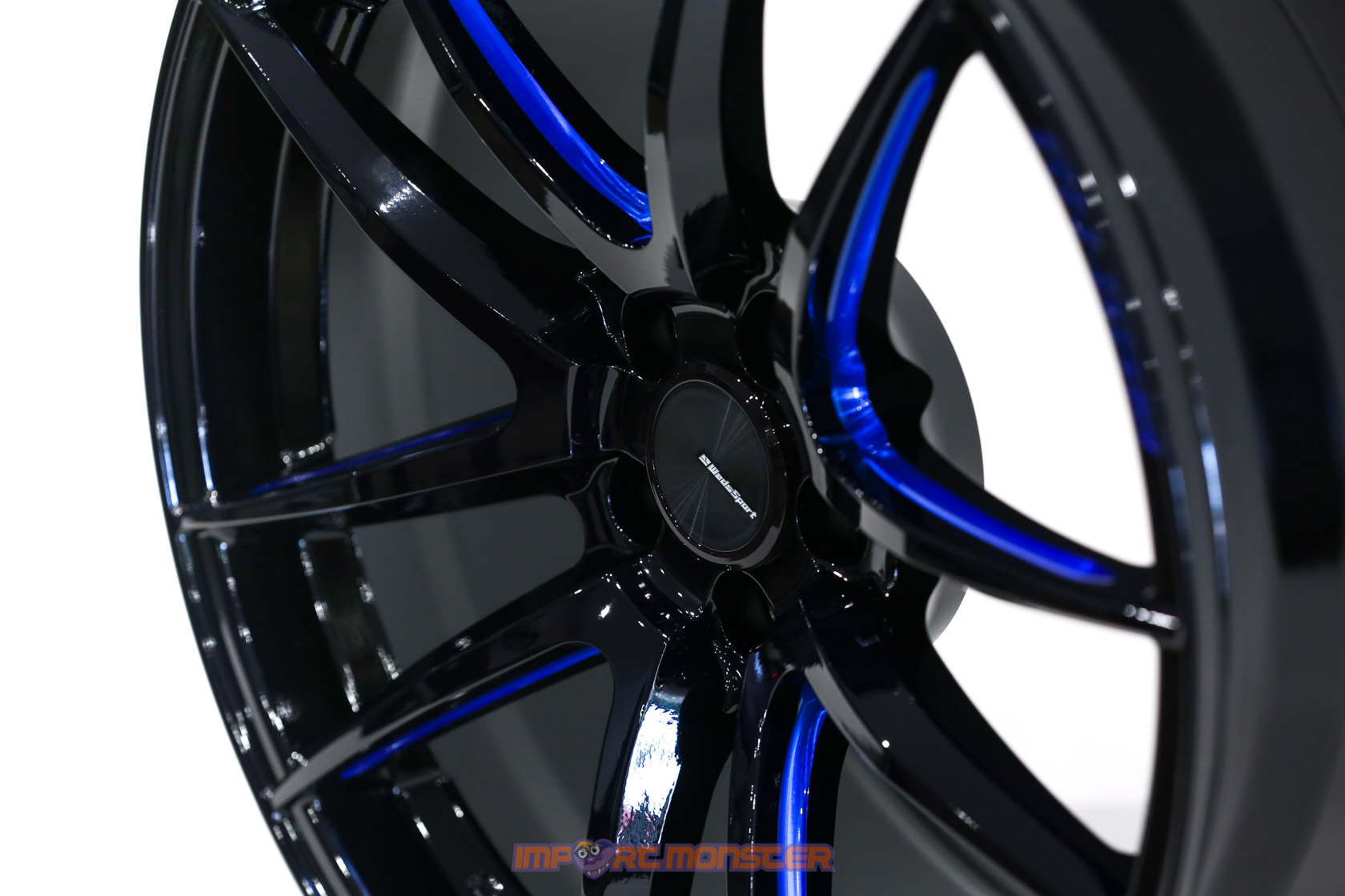 WedsSport RN-55M 18x9.5 +45 5x100 BBM Finish Wheel Set4