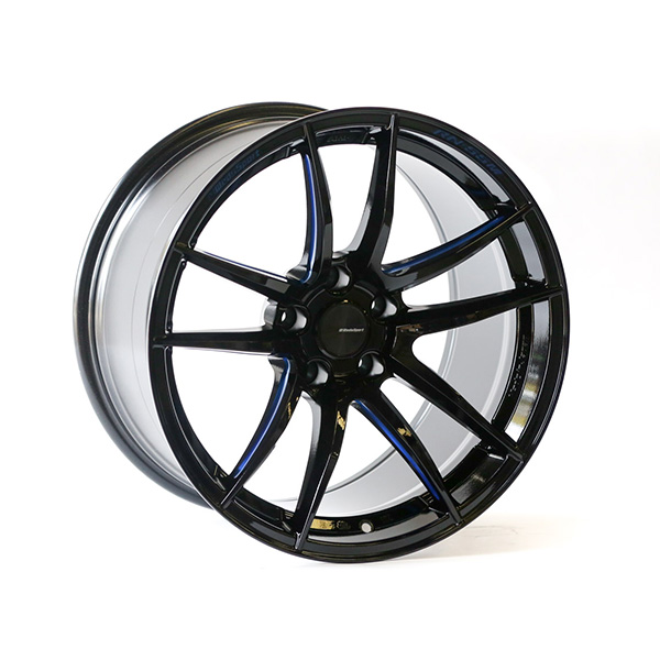 WedsSport RN-55M 18x10" +18 5x114.3 BBM Finish Wheel Set