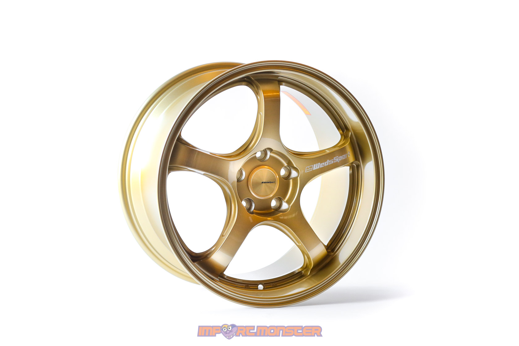 WedsSport RN-05M 18x9.5 +38 5x114.3 Gold finish wheel set1