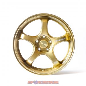 WedsSport RN-05M 18×9.5 +38 5×114.3 Gold finish wheel set2