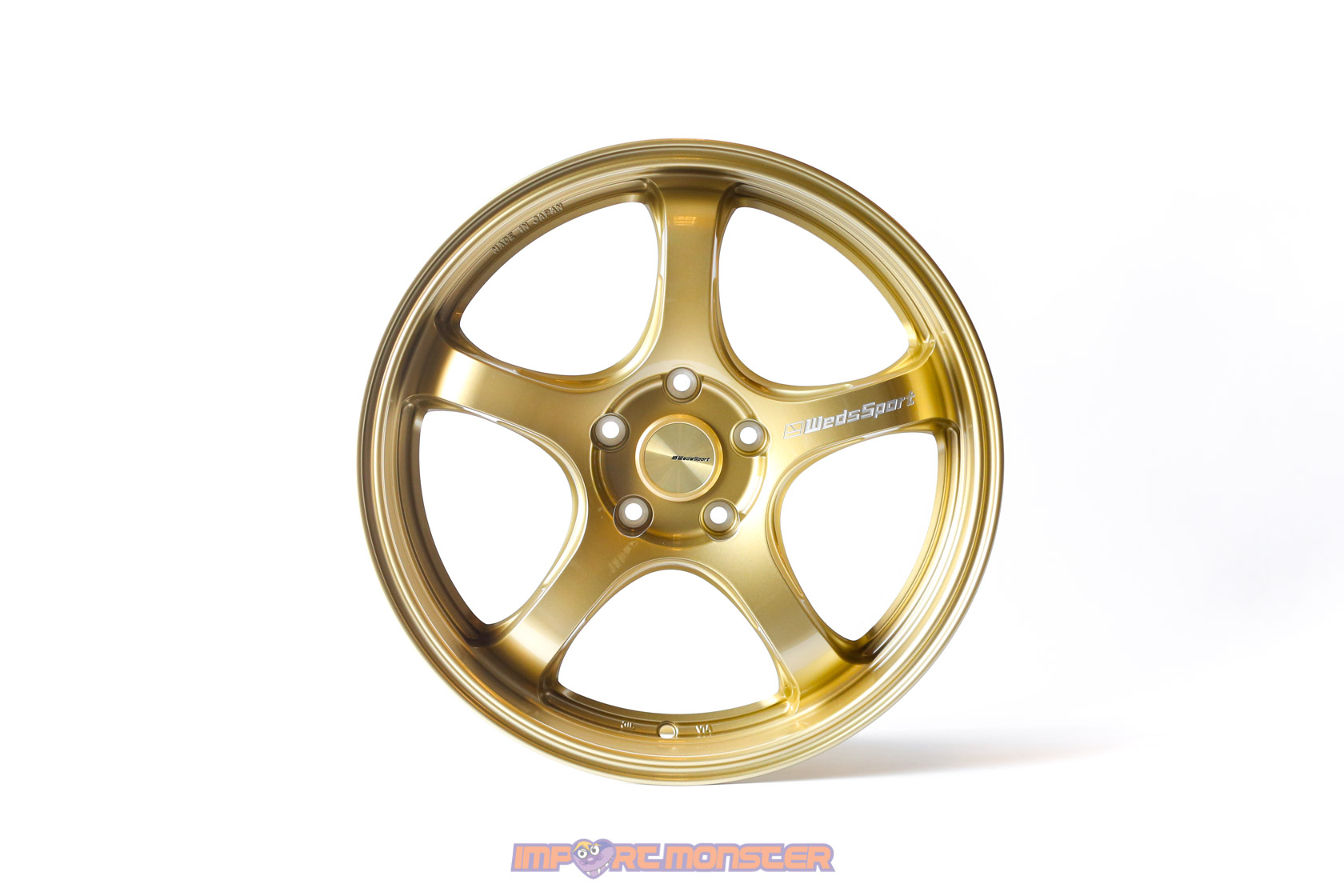 WedsSport RN-05M 18x9.5 +38 5x114.3 Gold finish wheel set2