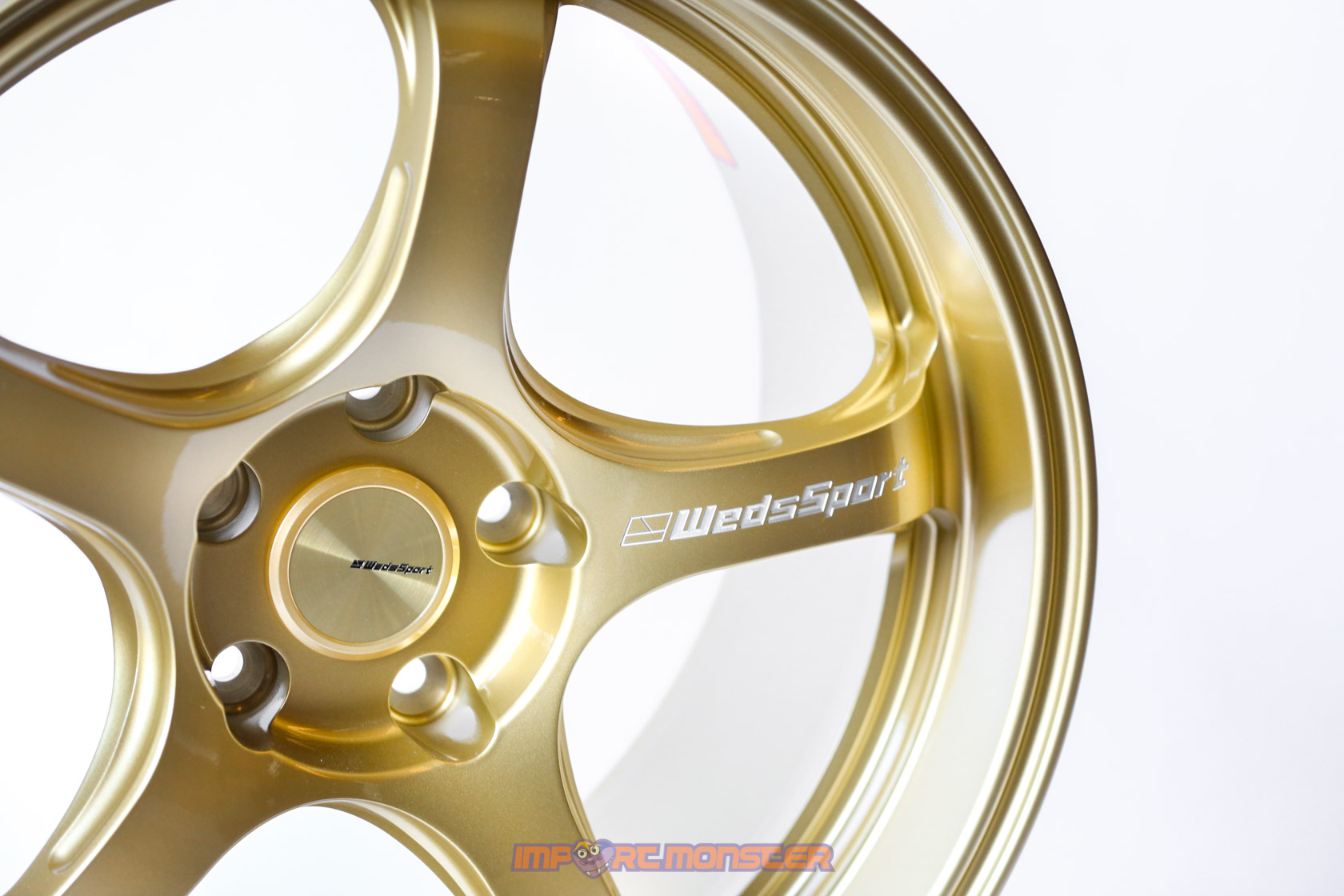 WedsSport RN-05M 18x9.5 +38 5x114.3 Gold finish wheel set3