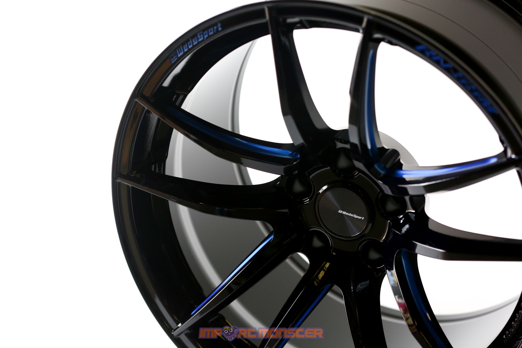 WedsSport RN-55M 18x10 +18 5x114.3 BBM Finish Wheel Set3