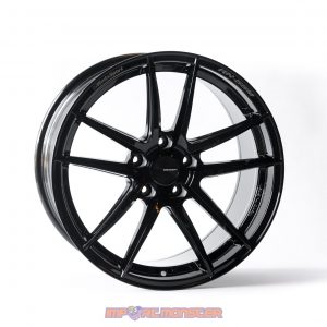 WedsSport RN-55M 18×9.5 +25 5×114.3 Gloss Black Finish Wheel Set1