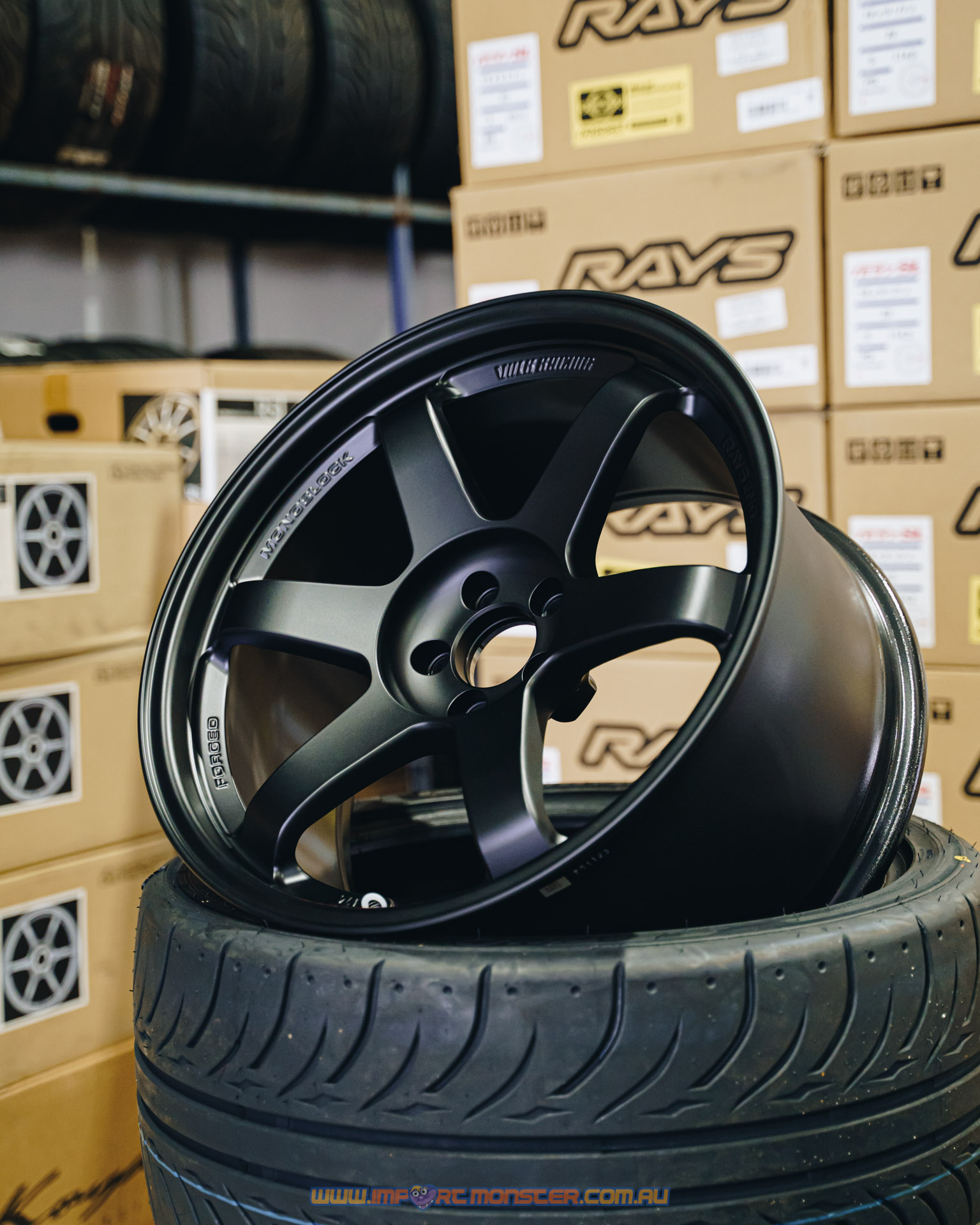 RAYS-VR-TE37SL-18x9.5-5x100-22-MB-00444845-2 RAYS Volk Racing TE37SL Forged Wheel