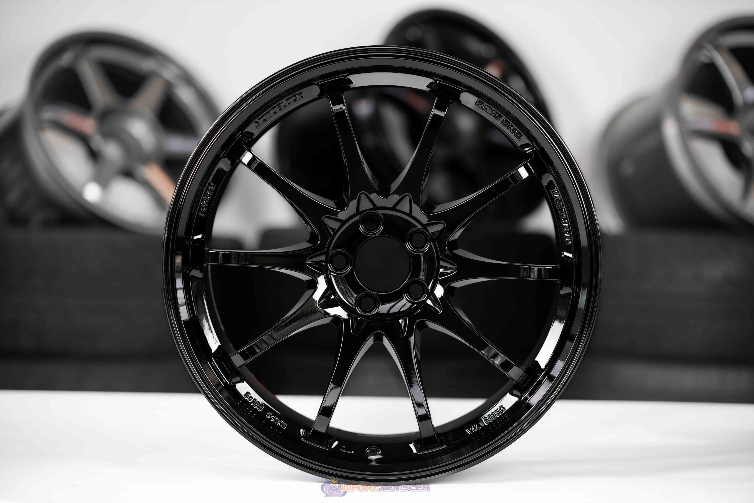 Volk Racing CE28SL 18x9.5 +38 5x100 Black (BK)-1