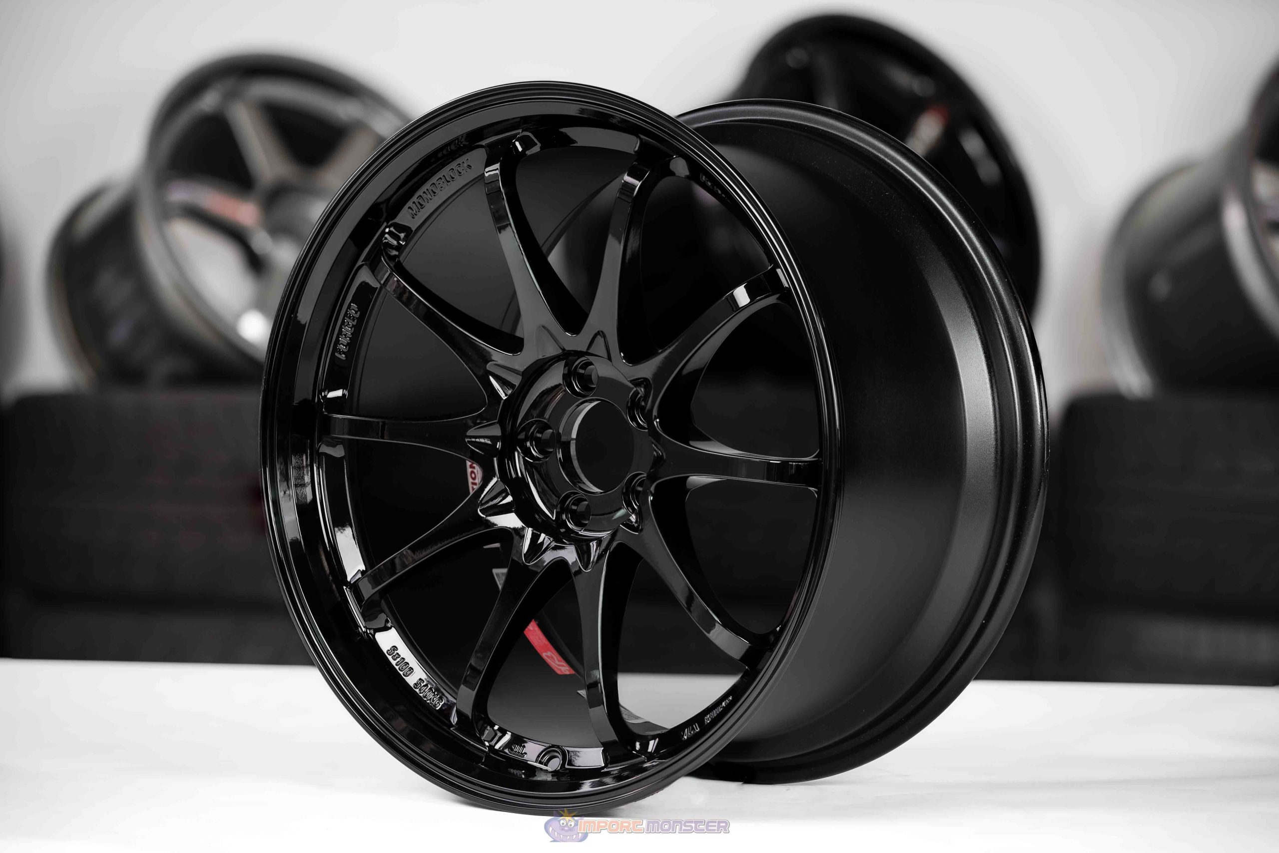 Volk Racing CE28SL 18x9.5 +38 5x100 Black (BK)-3