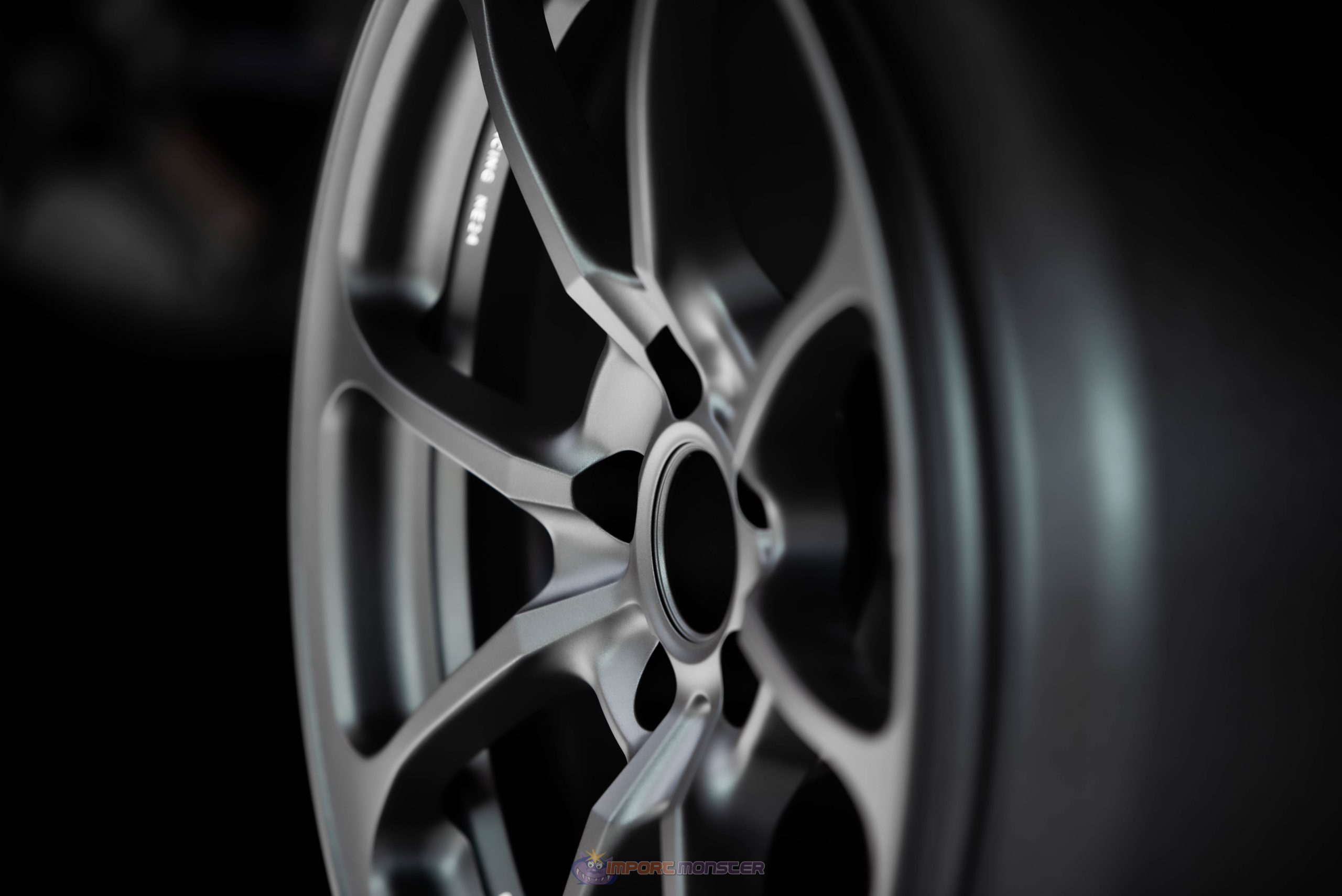 Volk Racing NE24 18x9.5 +38 5x114.3 Matte Gunblack (MT)-4