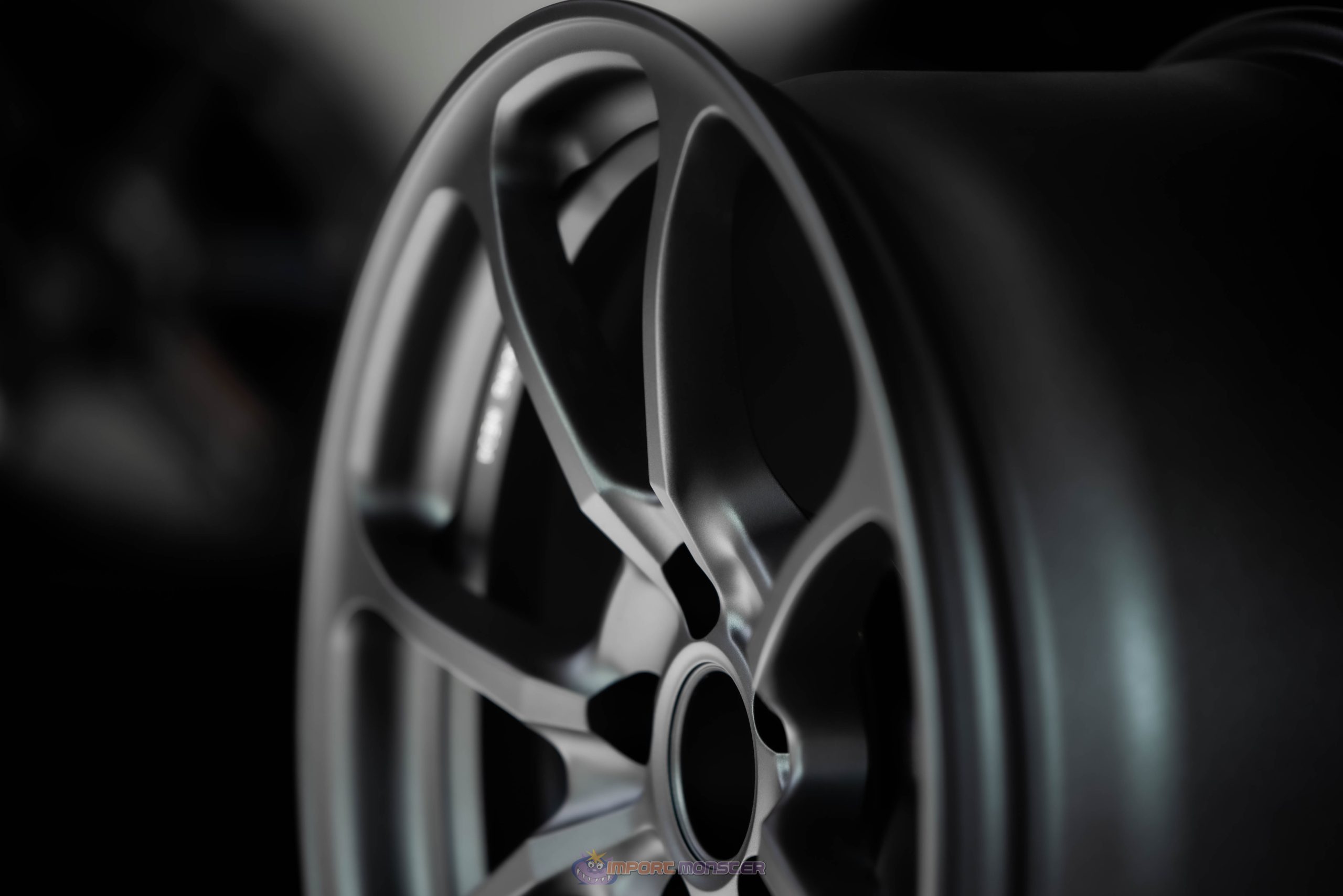 Volk Racing NE24 18x9.5 +38 5x114.3 Matte Gunblack (MT)-5