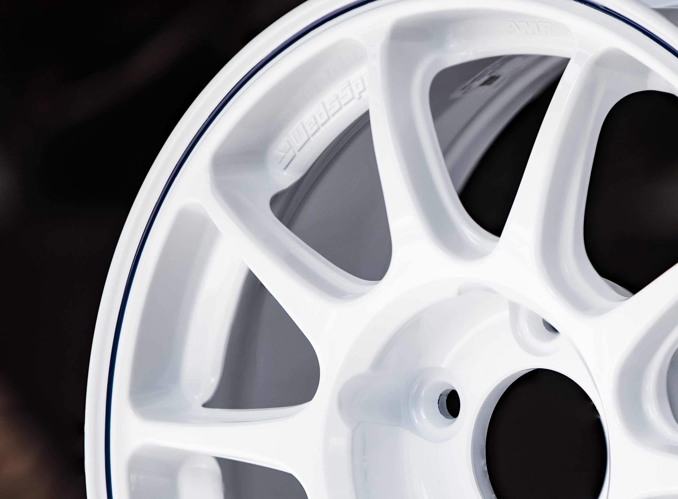 WedsSports TC105x Gravel 15x7 +35 5x114.3 White-Blue Line 73968-4