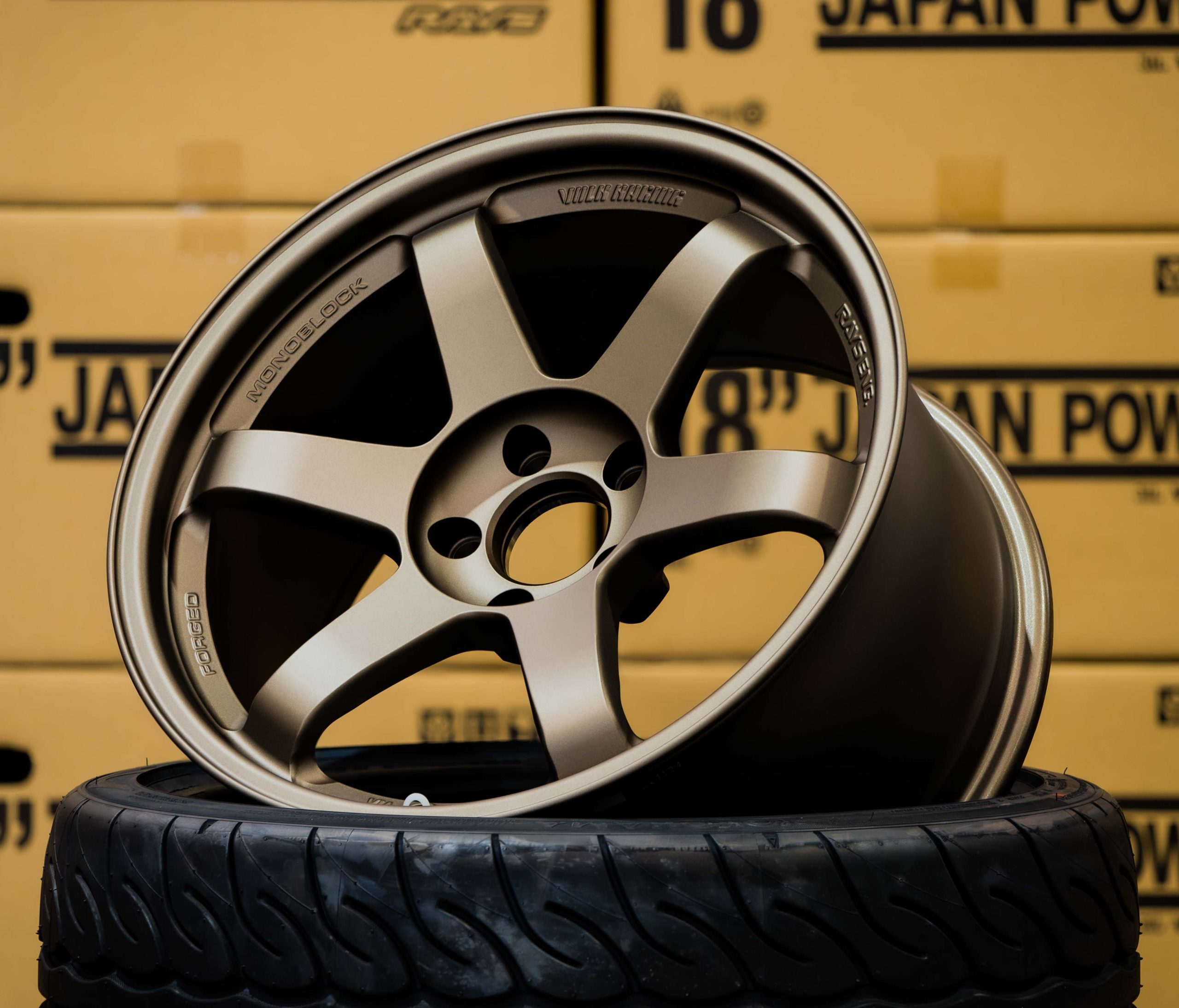 Volk Racing TE37SL 18x9.5 5x114.3 Blast Bronze (BB)-2