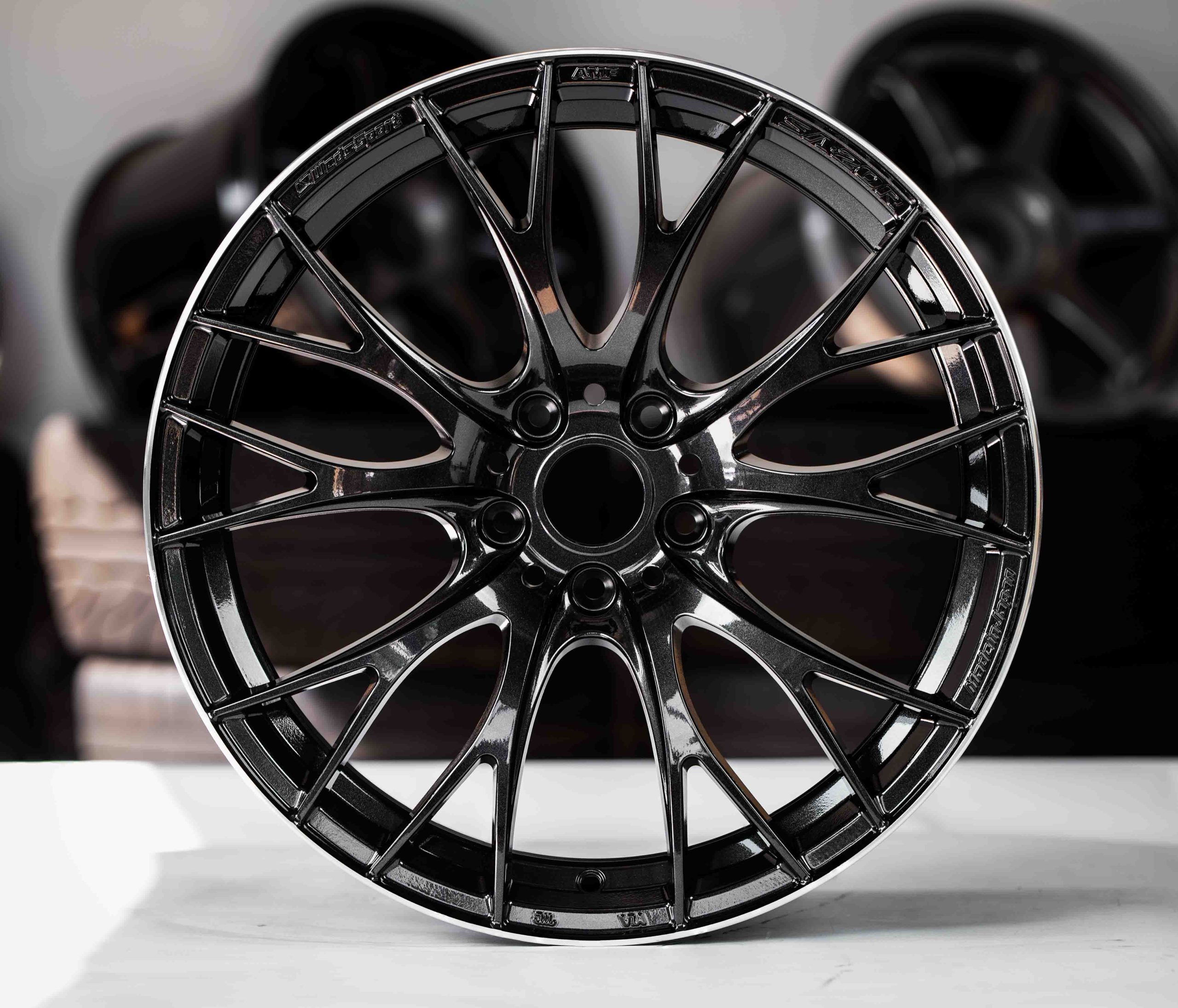 WedsSport SA-20R 19x9.5 +38 5x114.3 Metal Black 72787-1