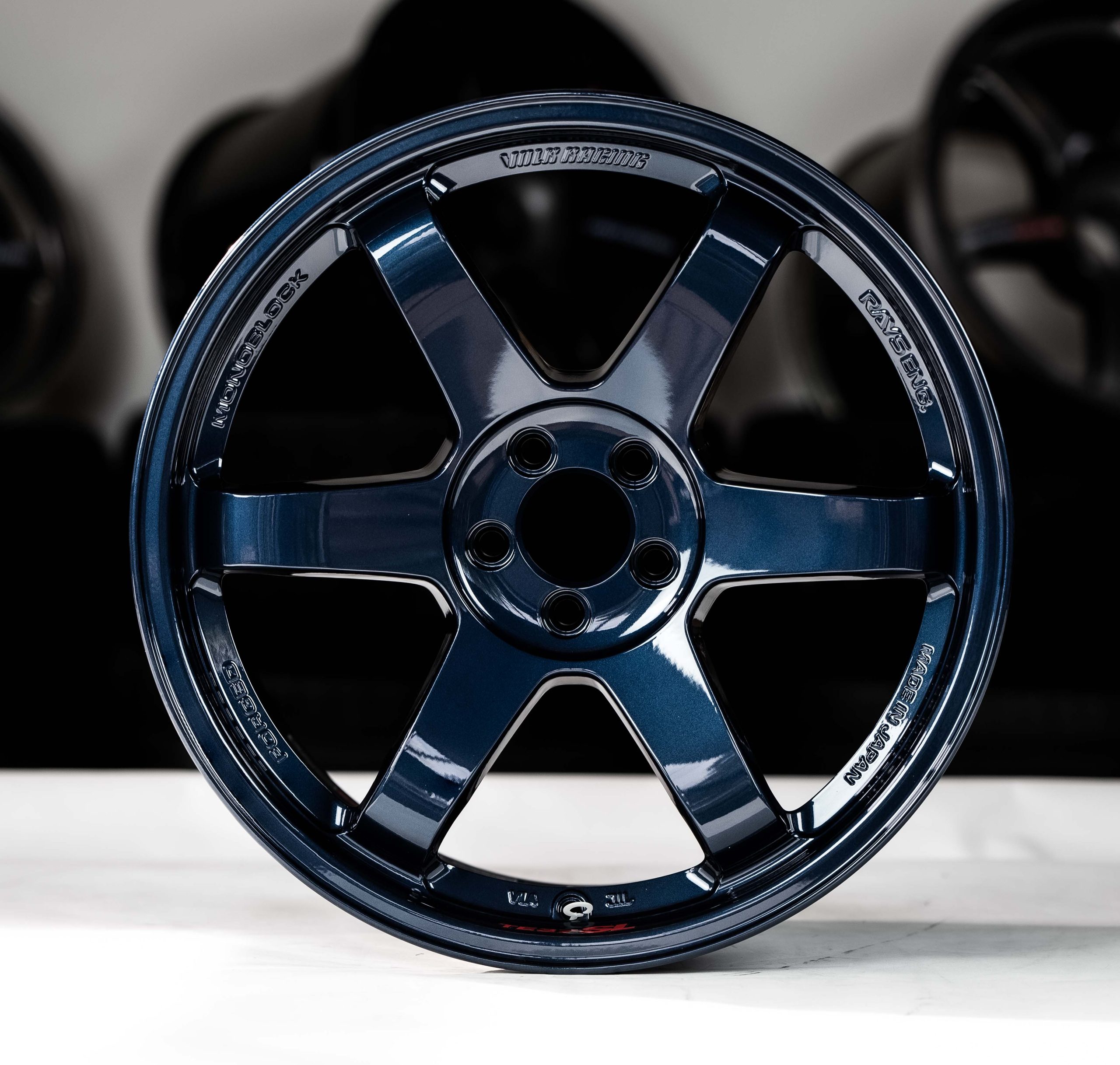 Volk Racing TE37SL 18x9.5 +40 5x100 MAG Blue (BL)-1