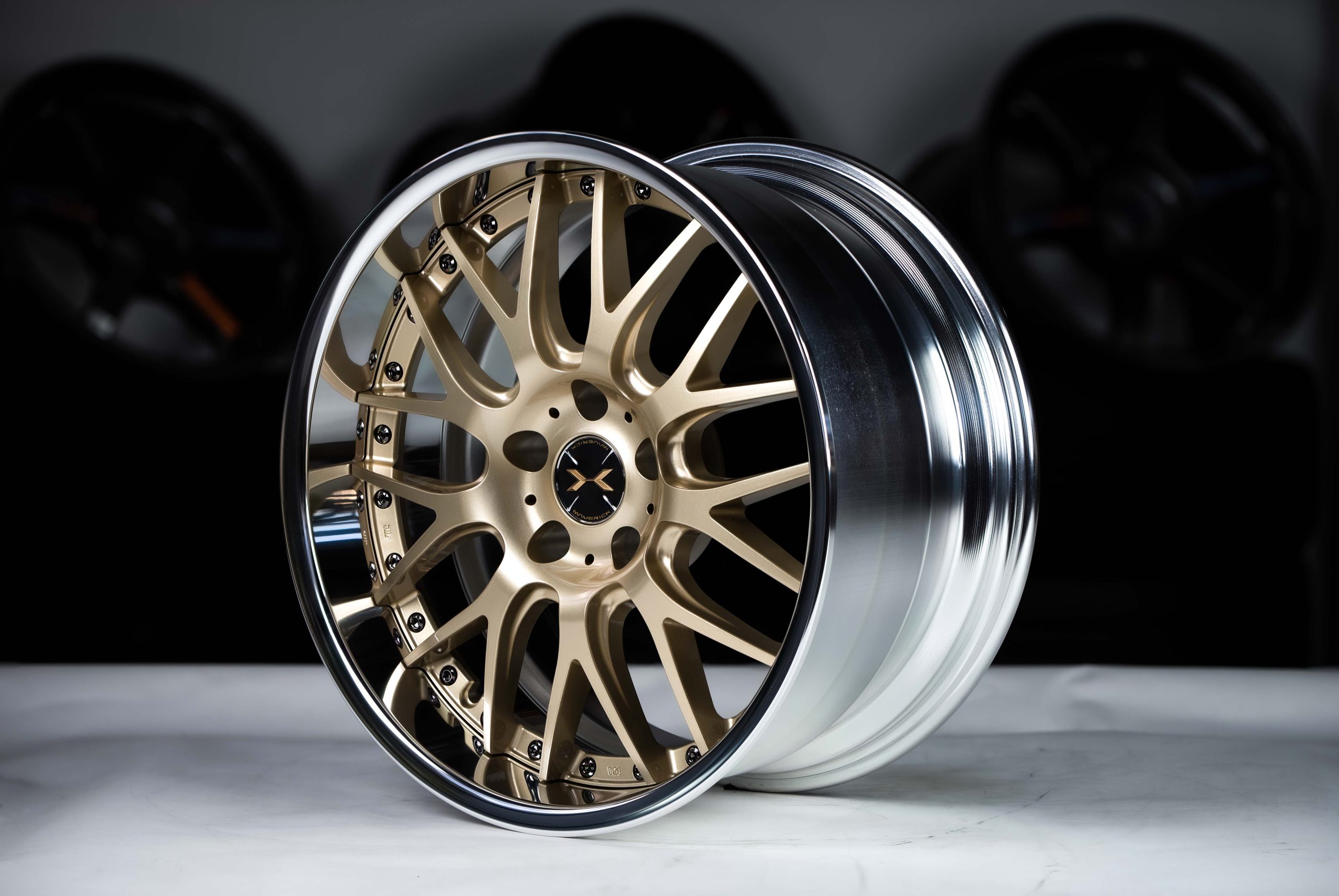 Weds Maverick 709M 18x9.5 +18 5x114.3 Samurai Gold-3
