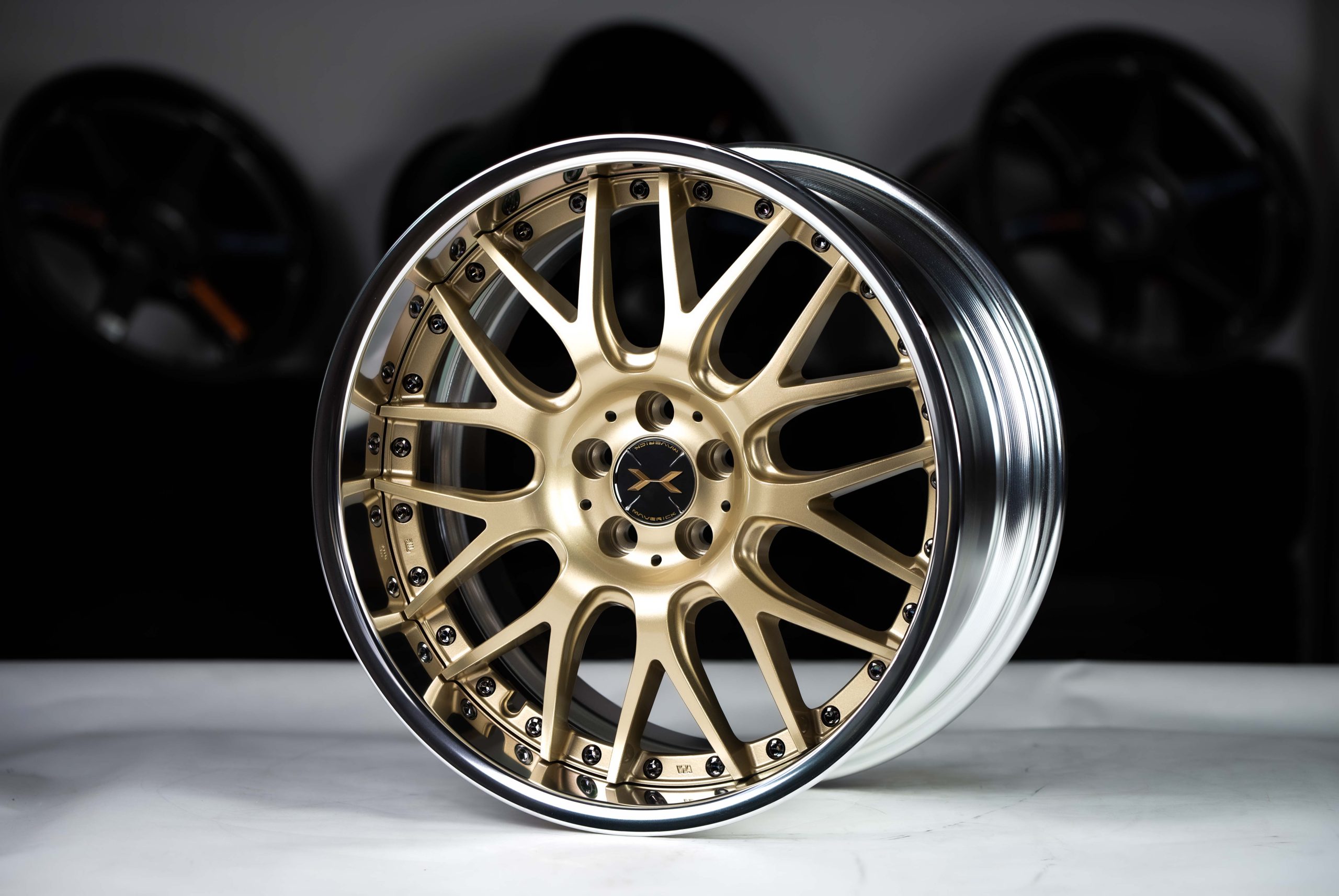 Weds Maverick 709M 18x9.5 +38 5x100 Samurai Gold-2
