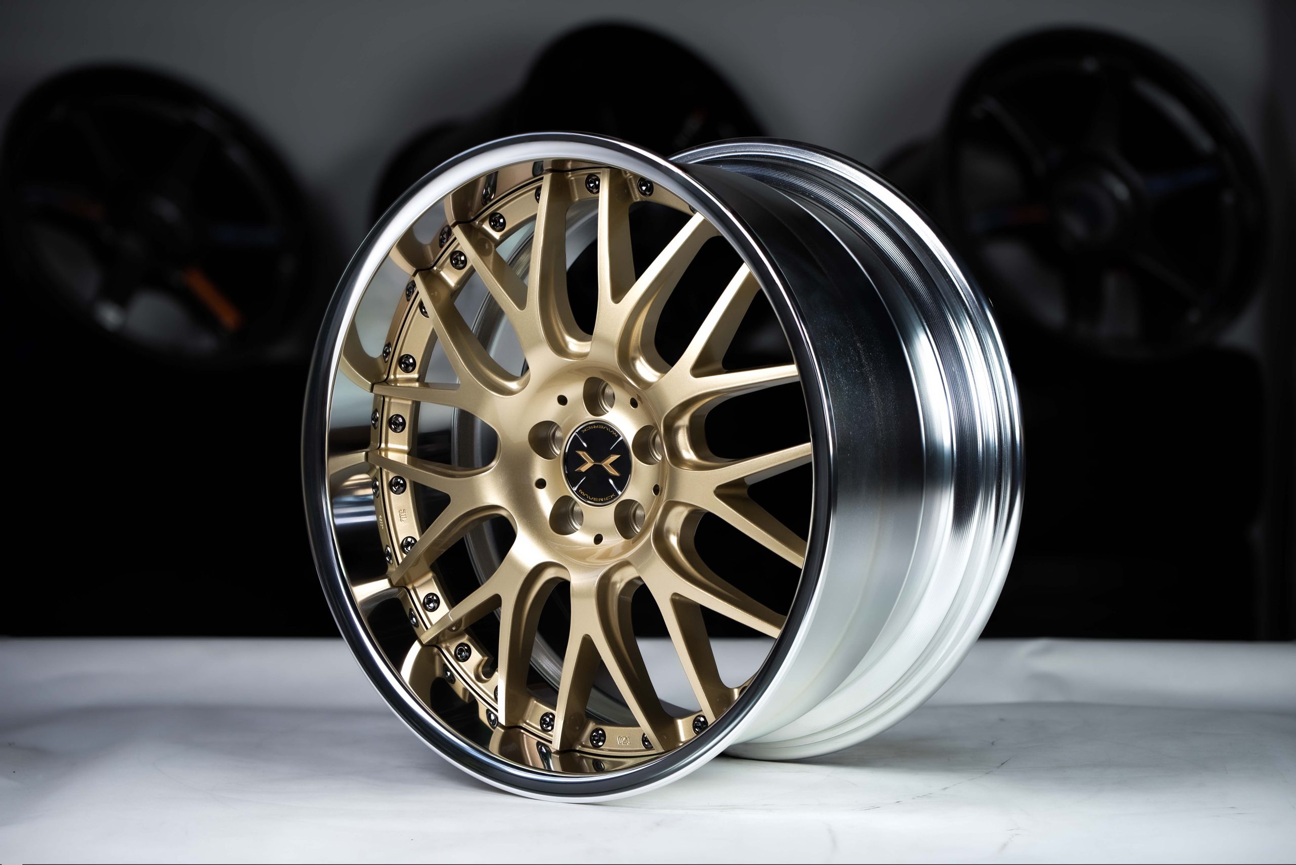 Weds Maverick 709M 18x9.5 +38 5x100 Samurai Gold-3