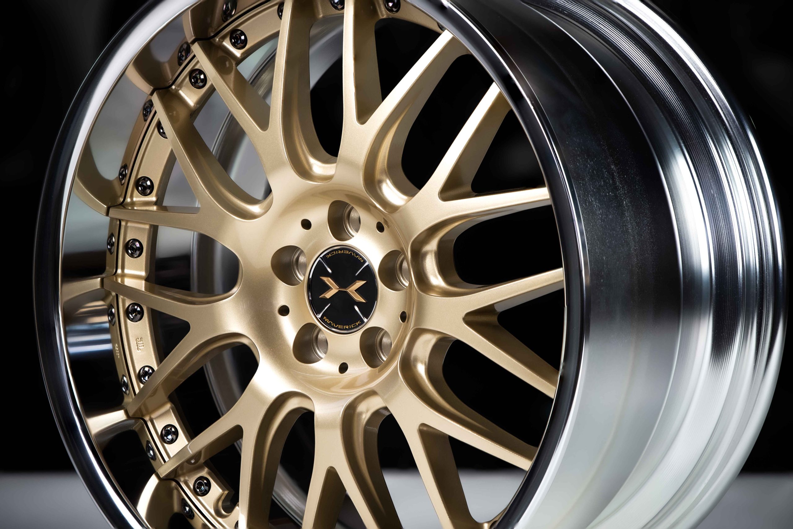 Weds Maverick 709M 18x9.5 +38 5x100 Samurai Gold-4