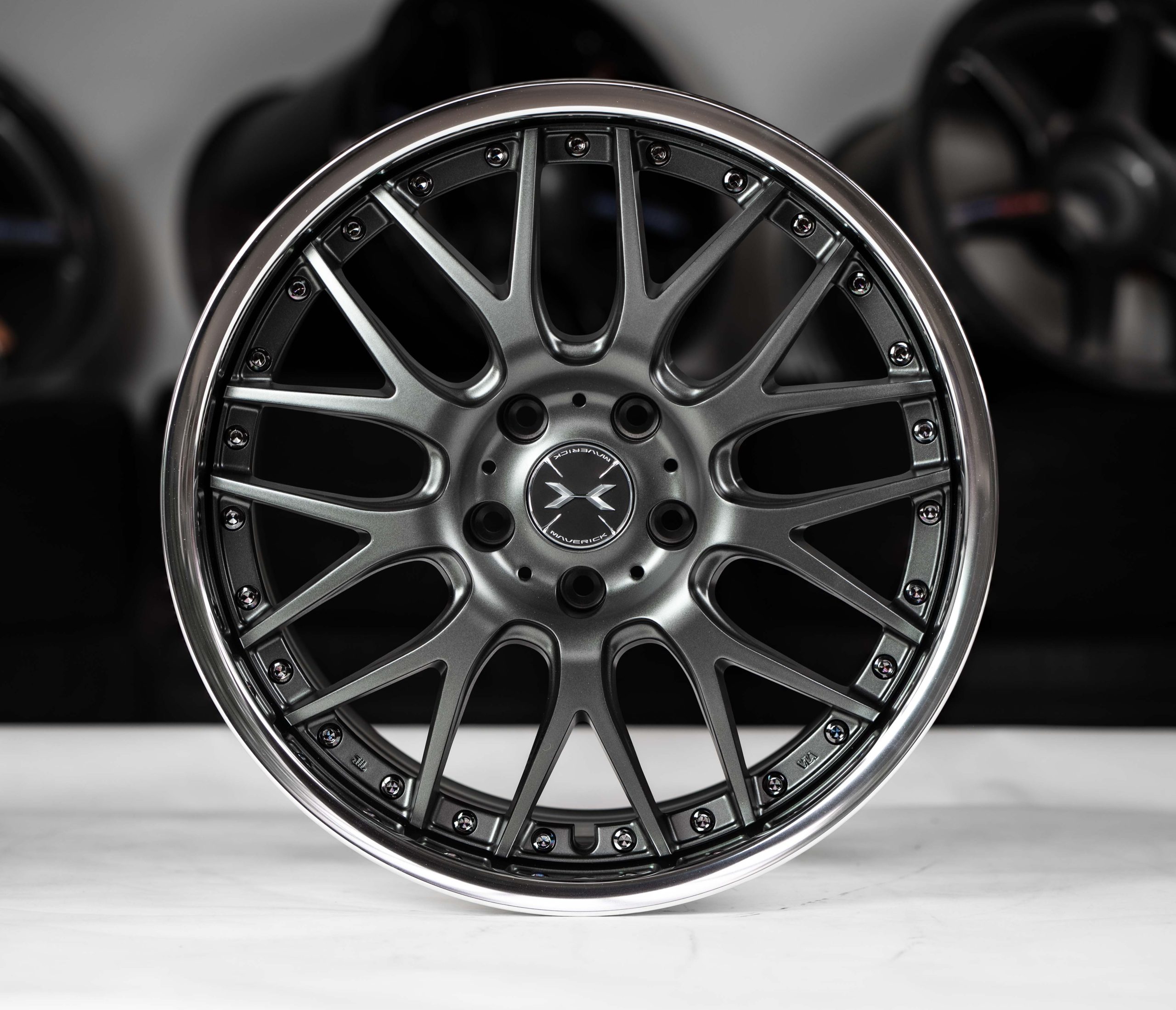 Weds Maverick 709M 18×9.5 +42 5×114.3 Matte Gunmetal Polish-1