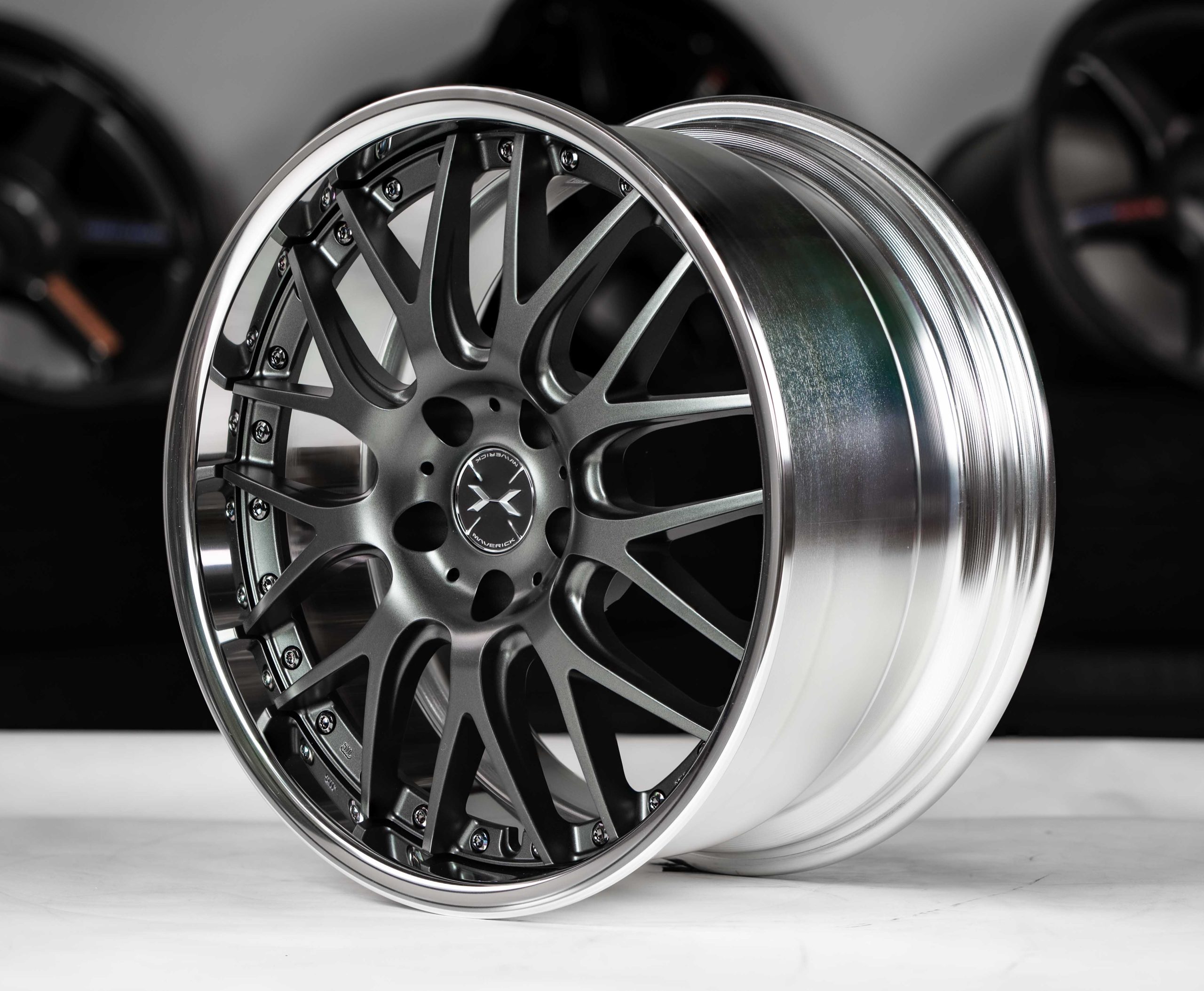 Weds Maverick 709M 18x9.5 +42 5x114.3 Matte Gunmetal Polish-3