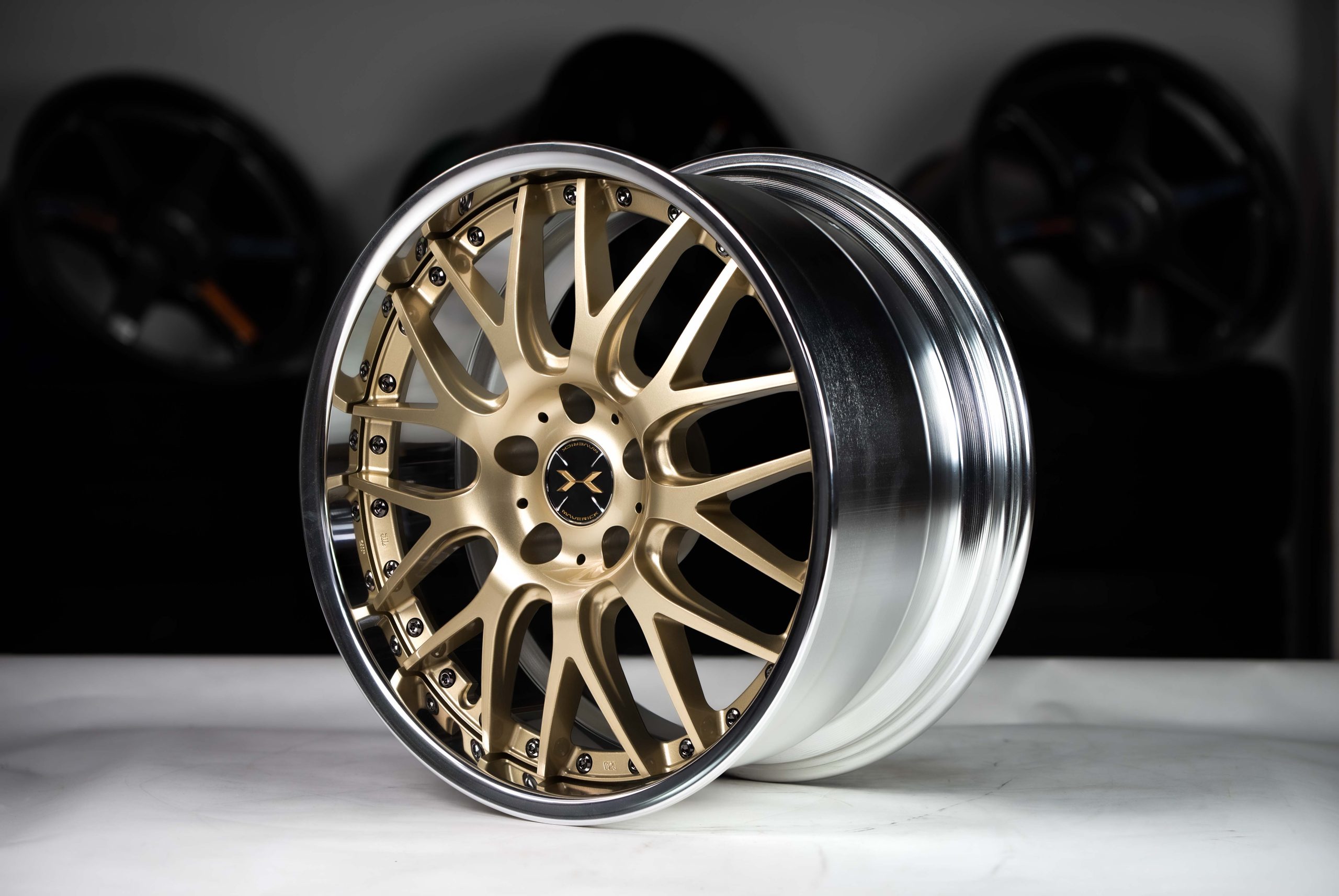 Weds Maverick 709M 18x9.5 +42 5x114.3 Samurai Gold-3